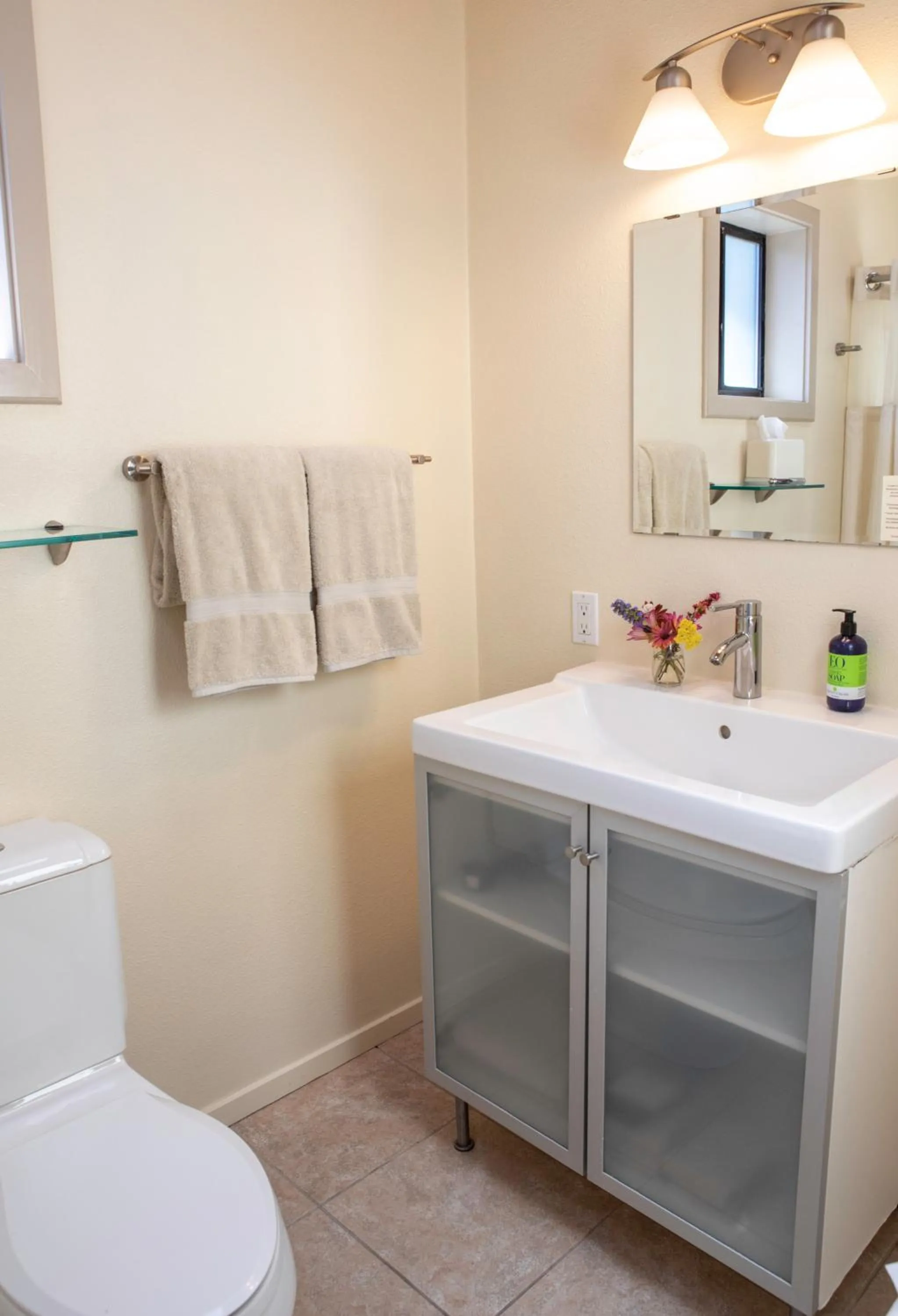 Toilet in Cottages at Little River Cove