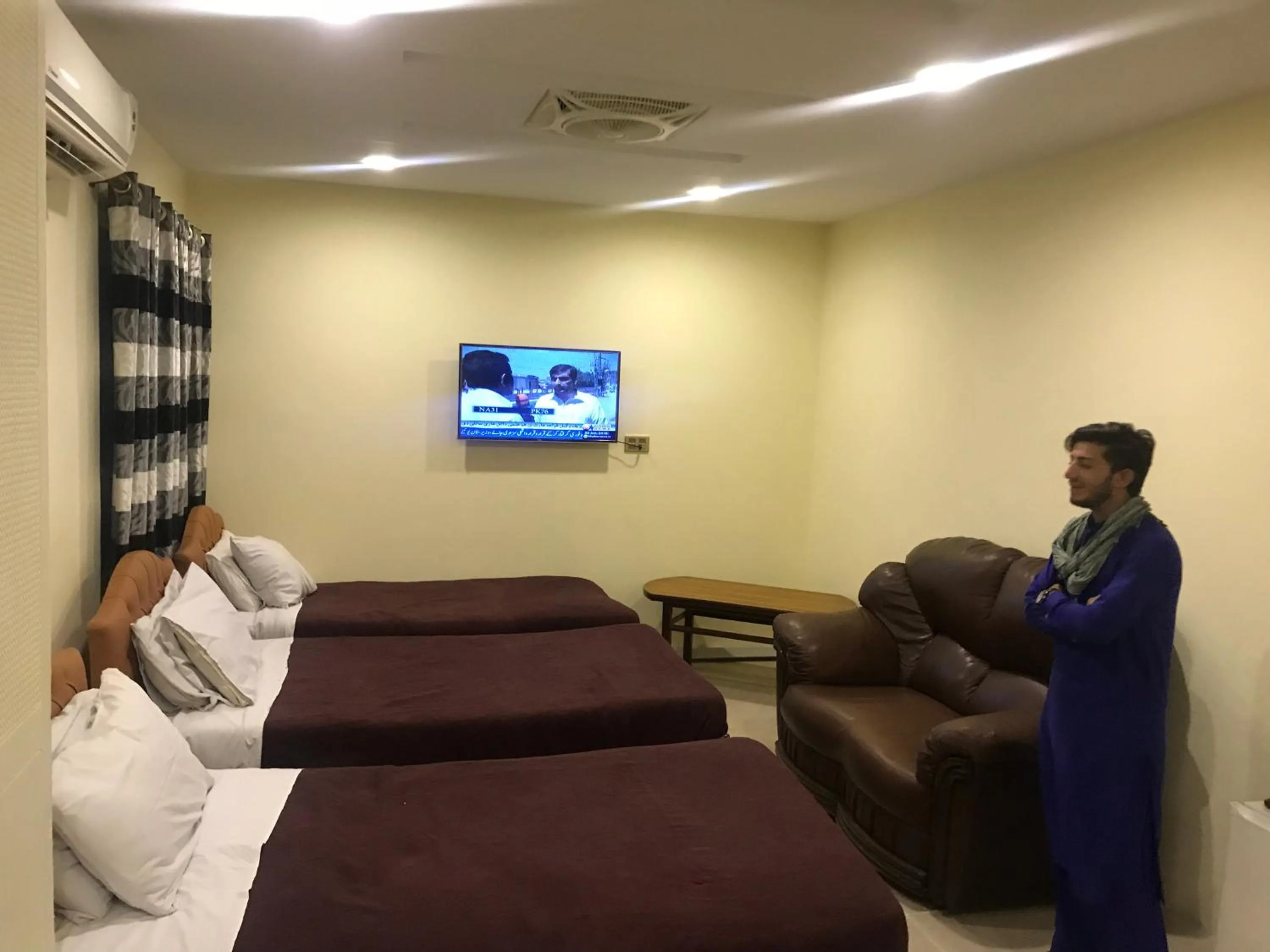 Bed in National City Hotel