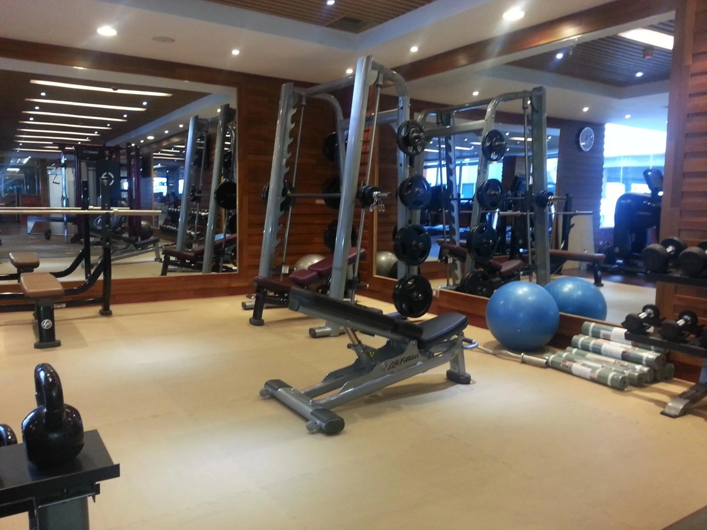 Fitness centre/facilities in Grand Eliana Hotel Conference & Spa