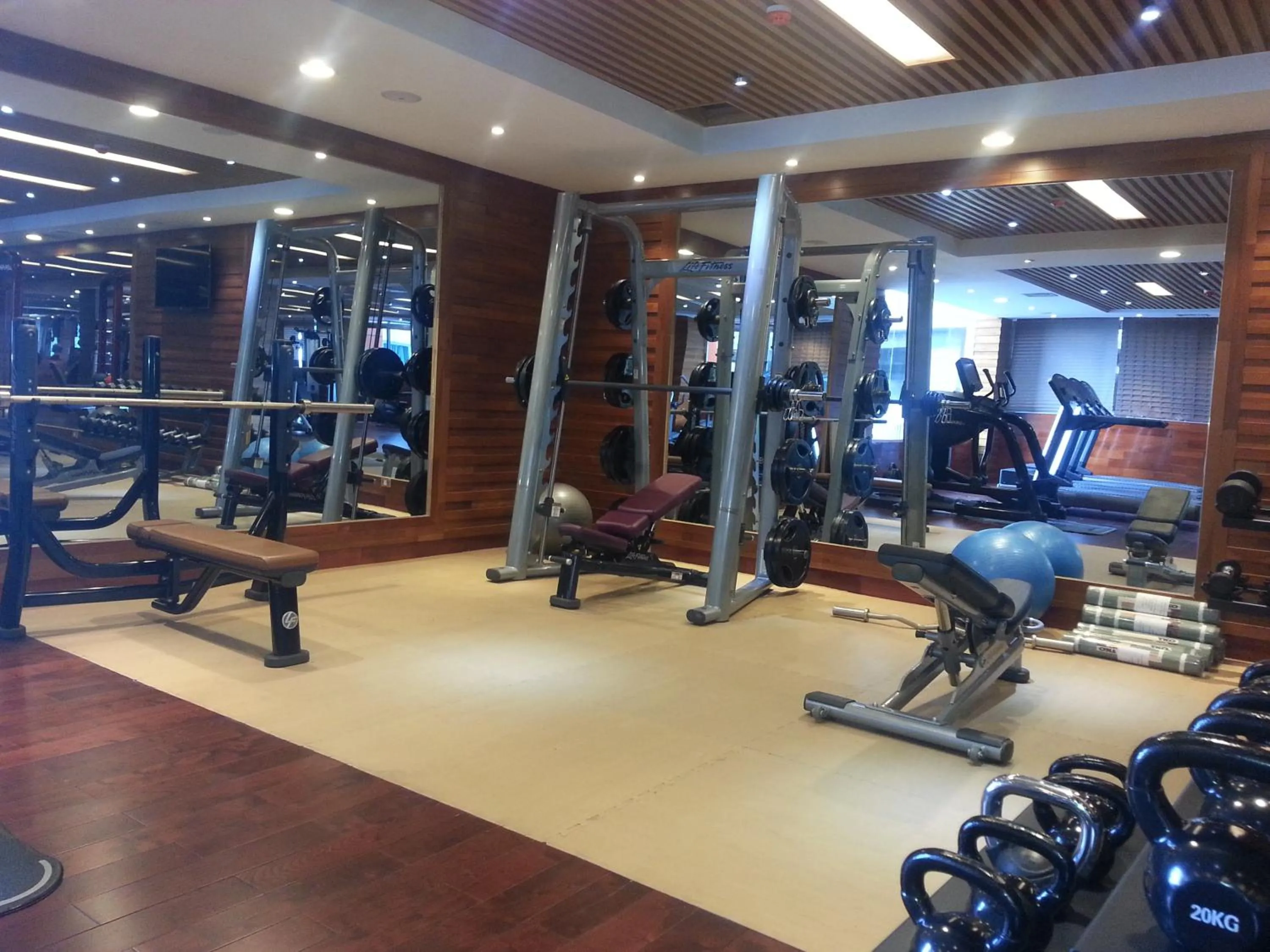 Fitness centre/facilities in Grand Eliana Hotel Conference & Spa