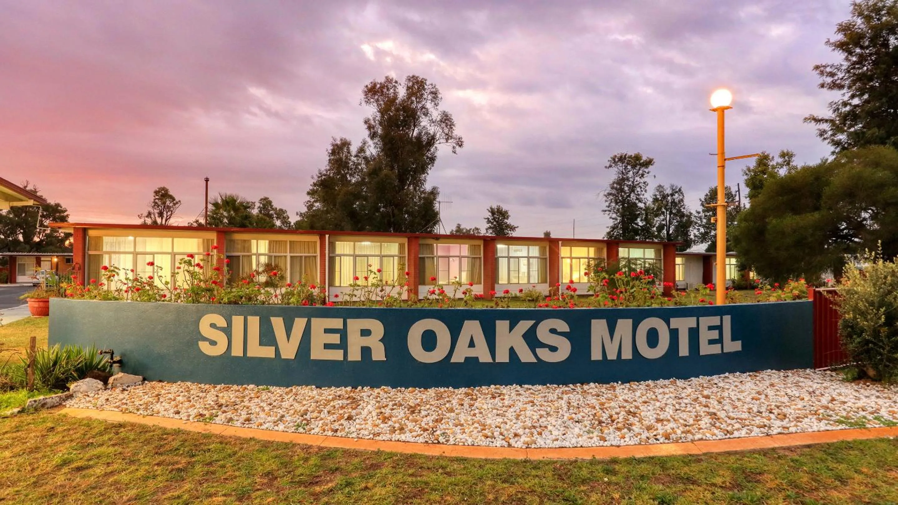 Property building in Silver Oaks Motel
