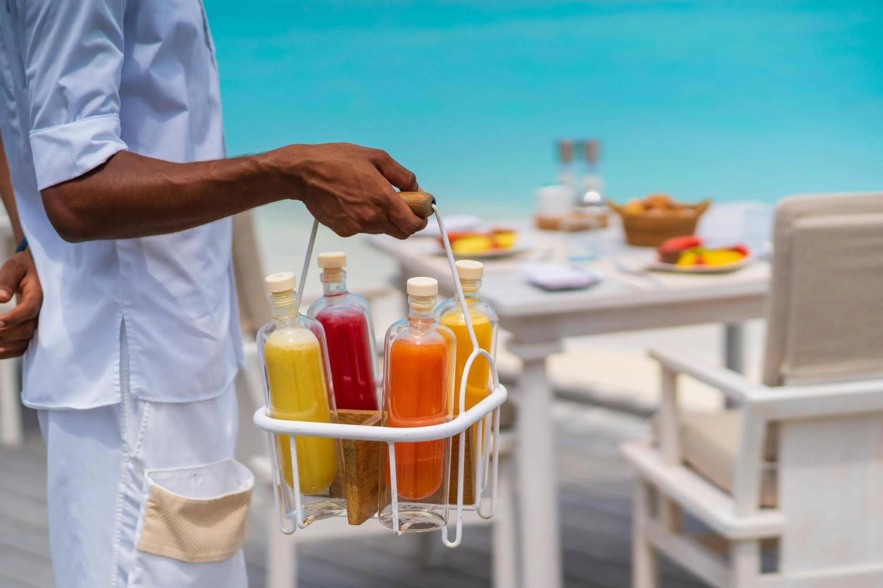 Buffet breakfast in Milaidhoo Maldives