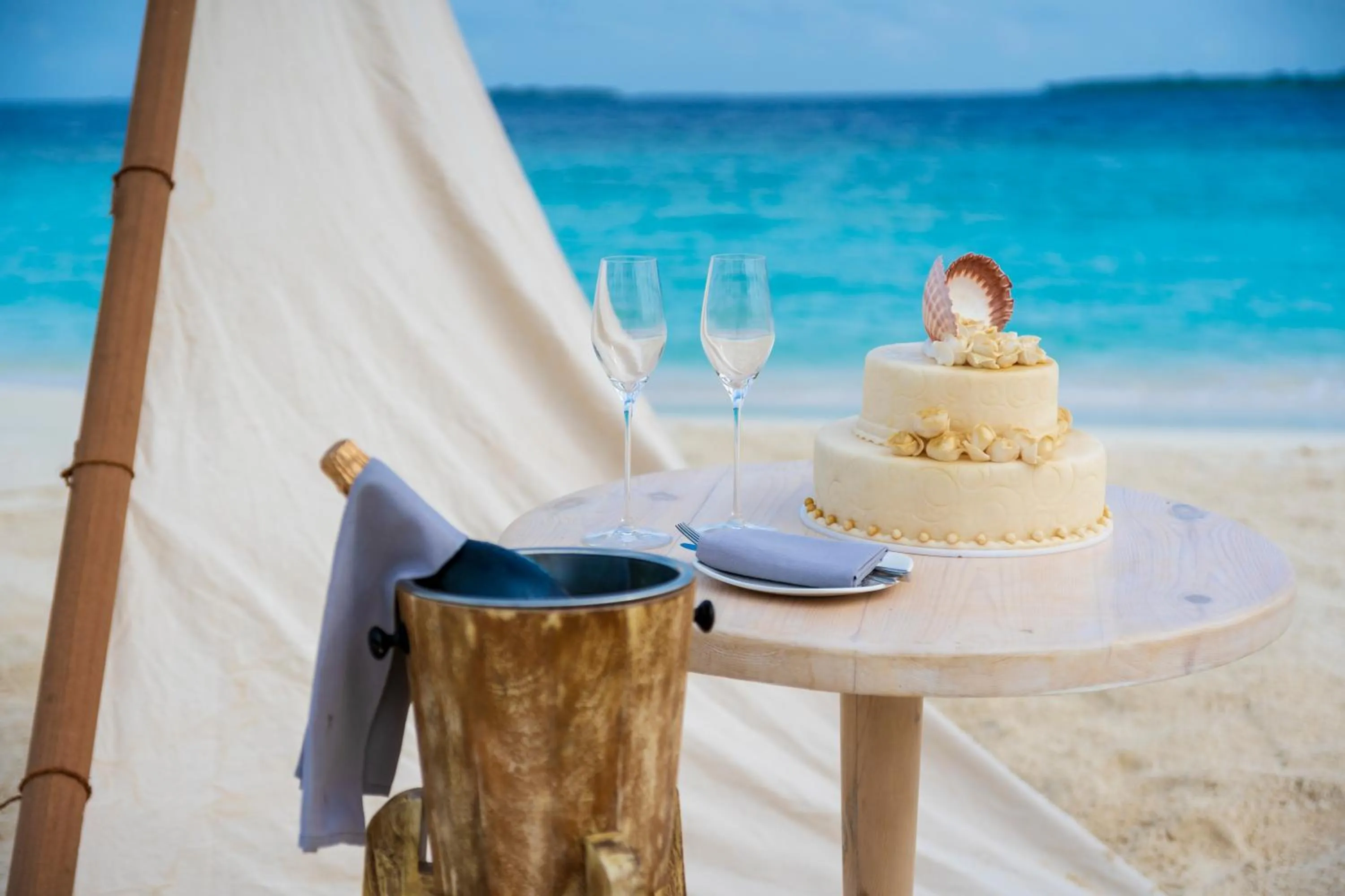 Beach in Milaidhoo Maldives