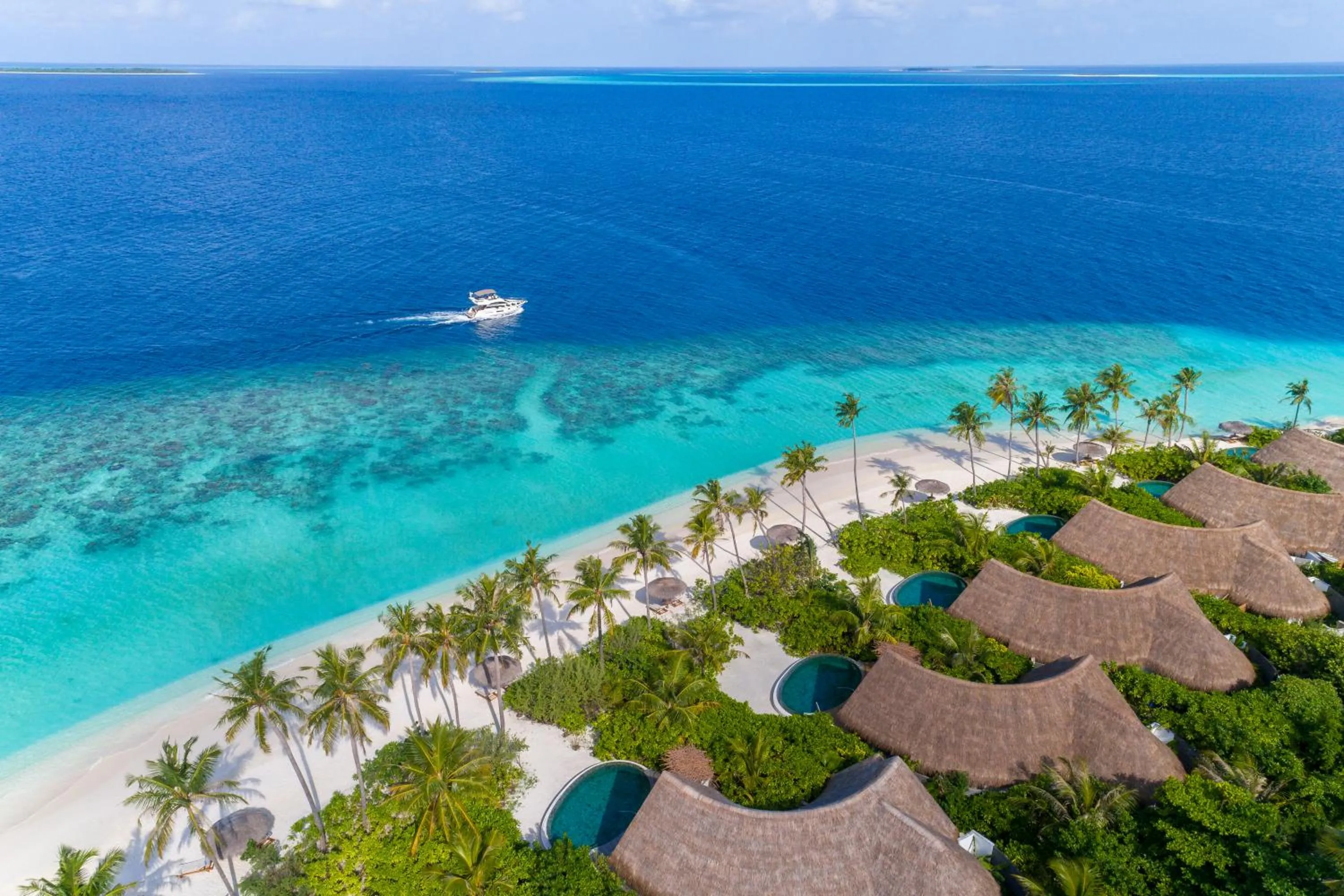 Bird's eye view in Milaidhoo Maldives