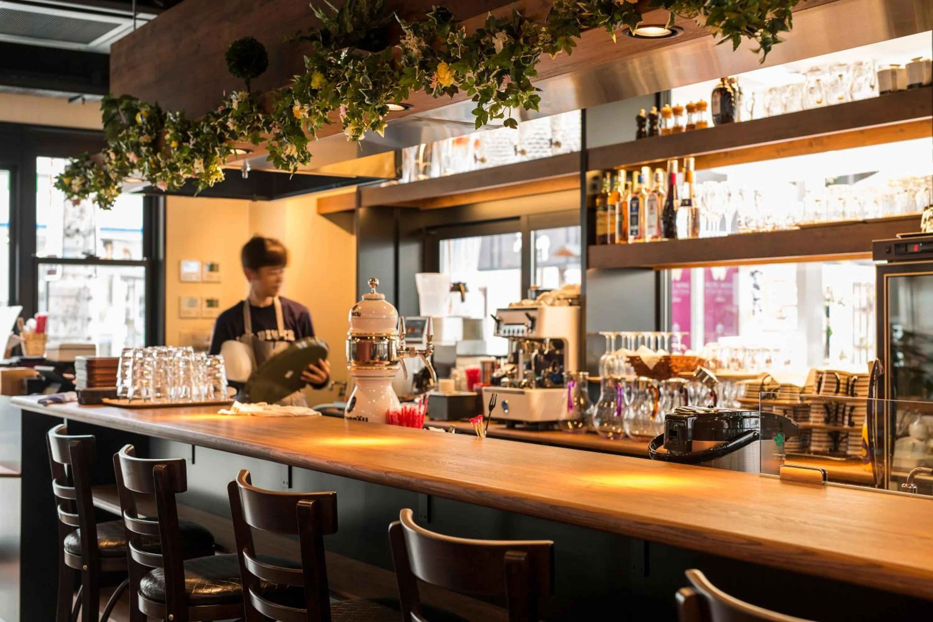 Lounge or bar in Hotel Wing International Select Hakata-Ekimae