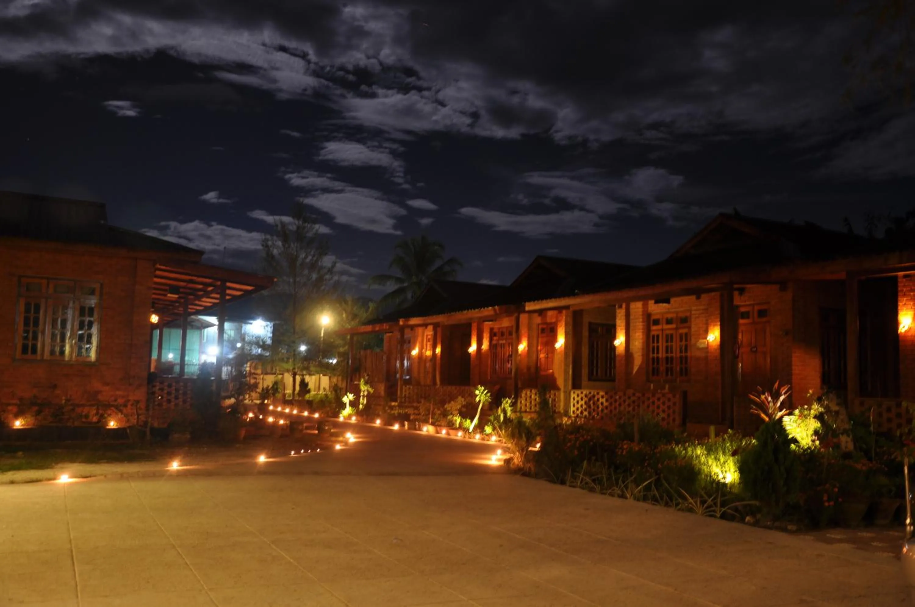 Garden view in Trinity Family Inn