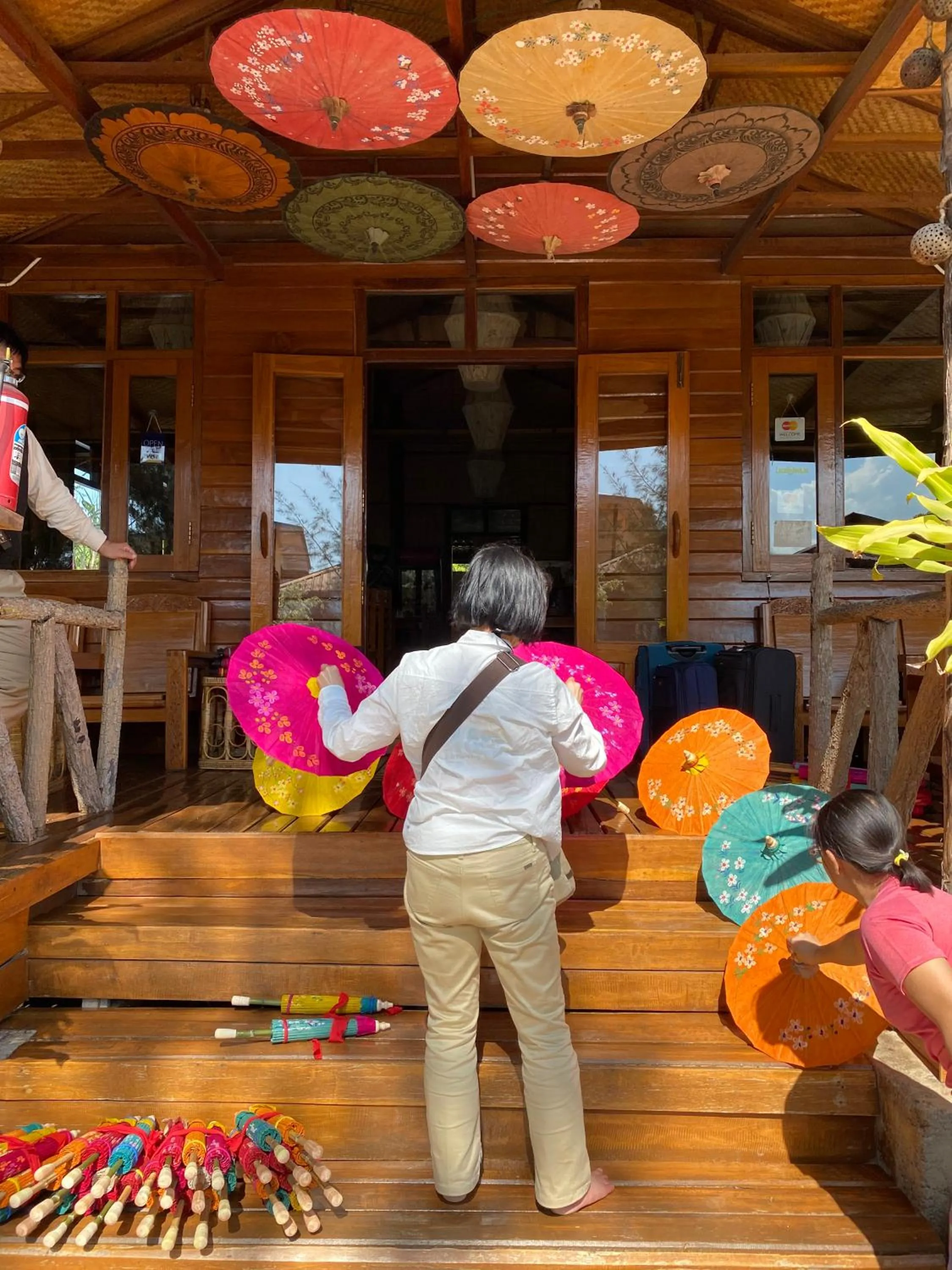 group of guests in Trinity Family Inn