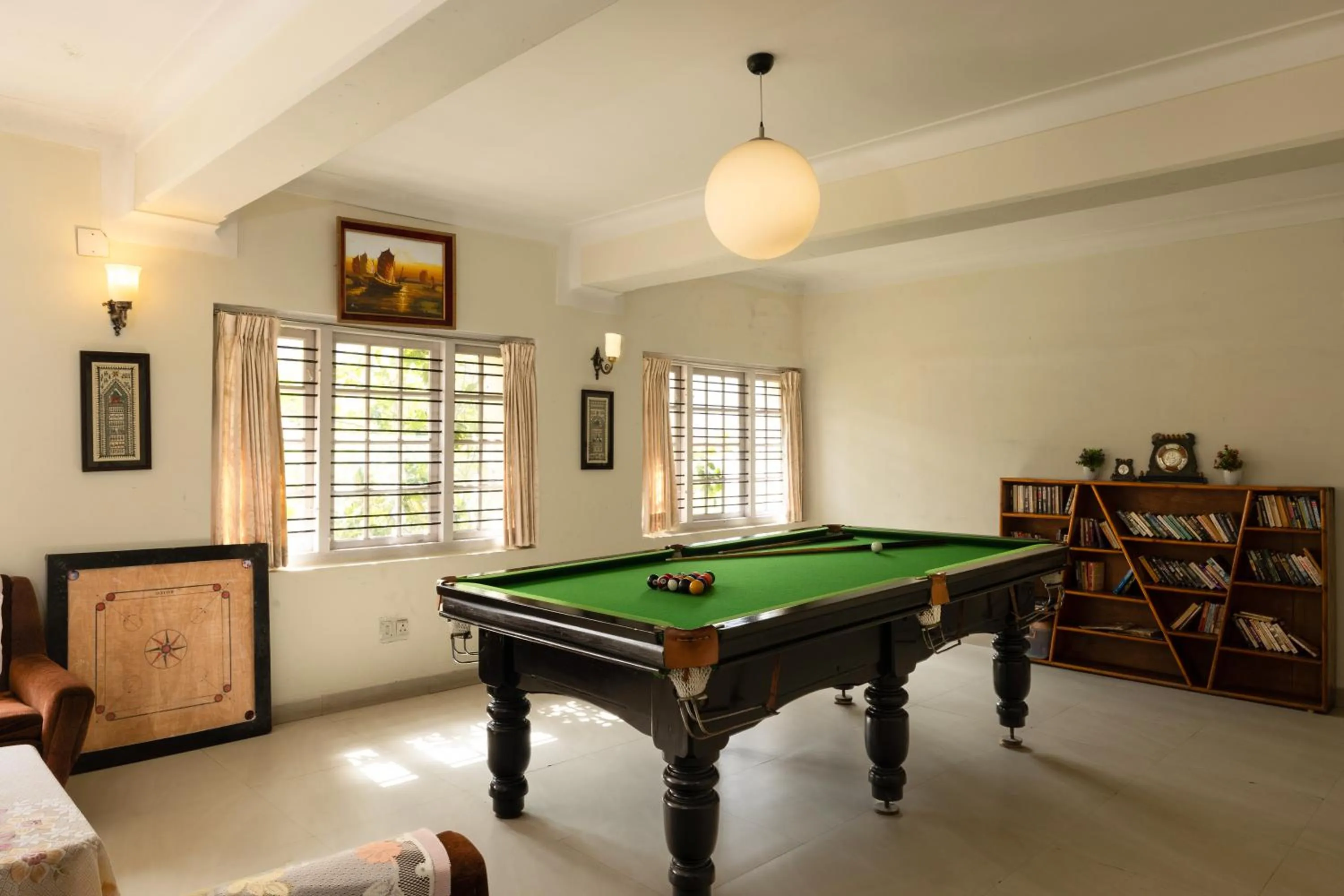 Game Room in Colonels inn