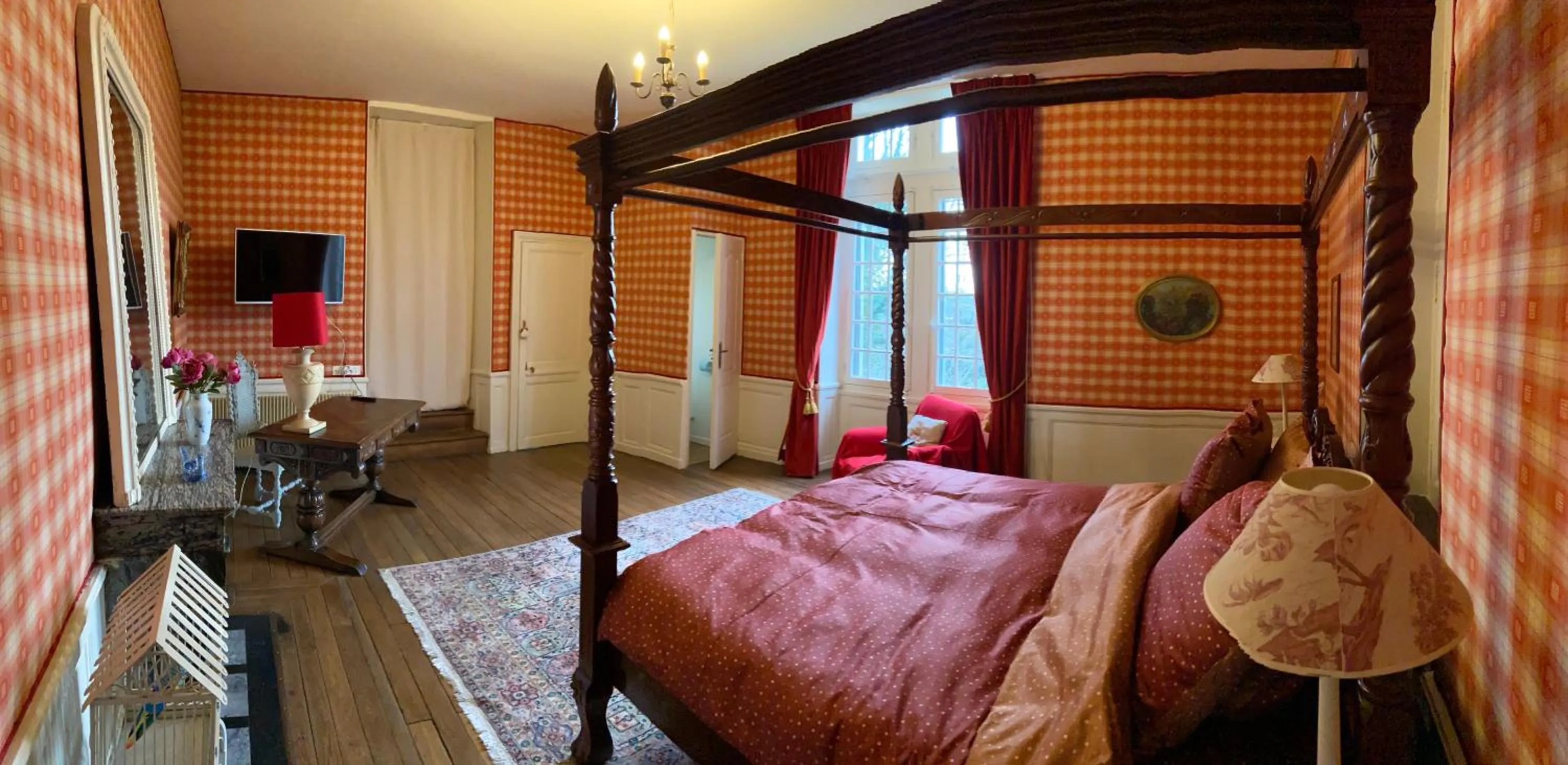 Bedroom, Bed in Le Castel Ecossais