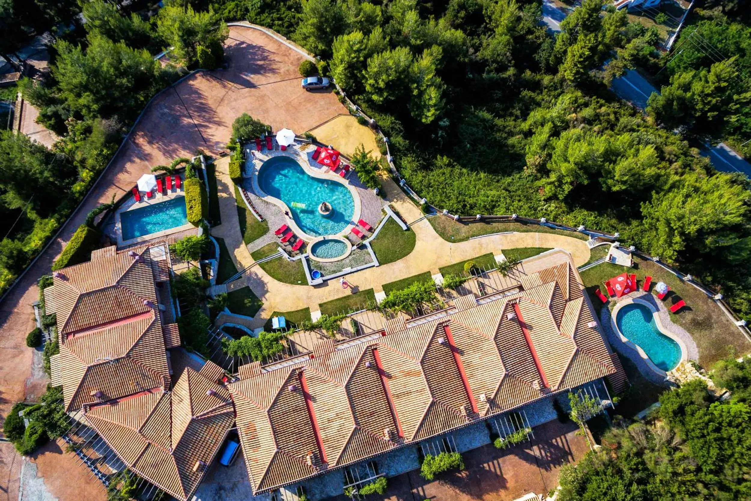 Bird's eye view in Akritas Ef Zin Villas & Suites