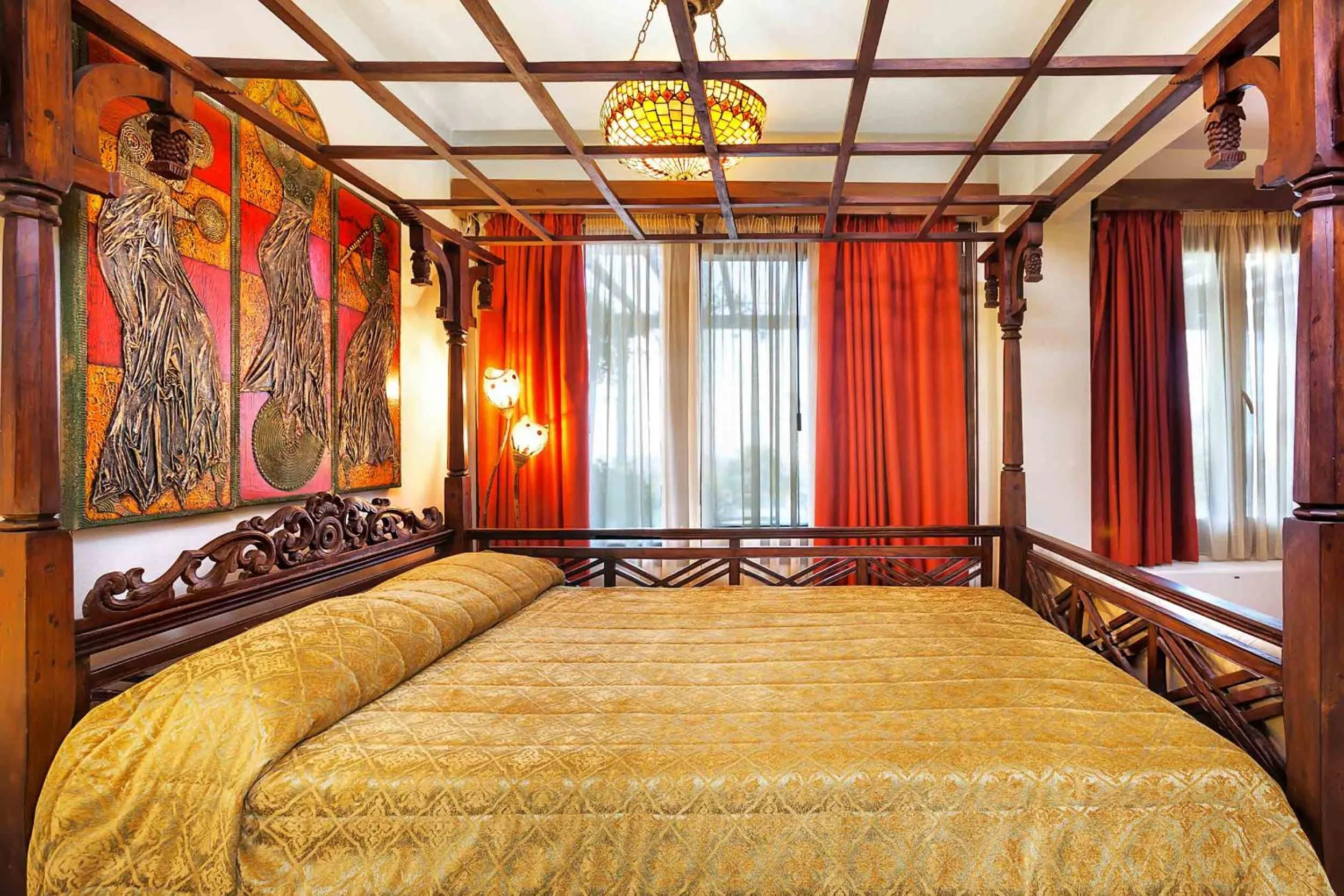 Bedroom in Akritas Ef Zin Villas & Suites