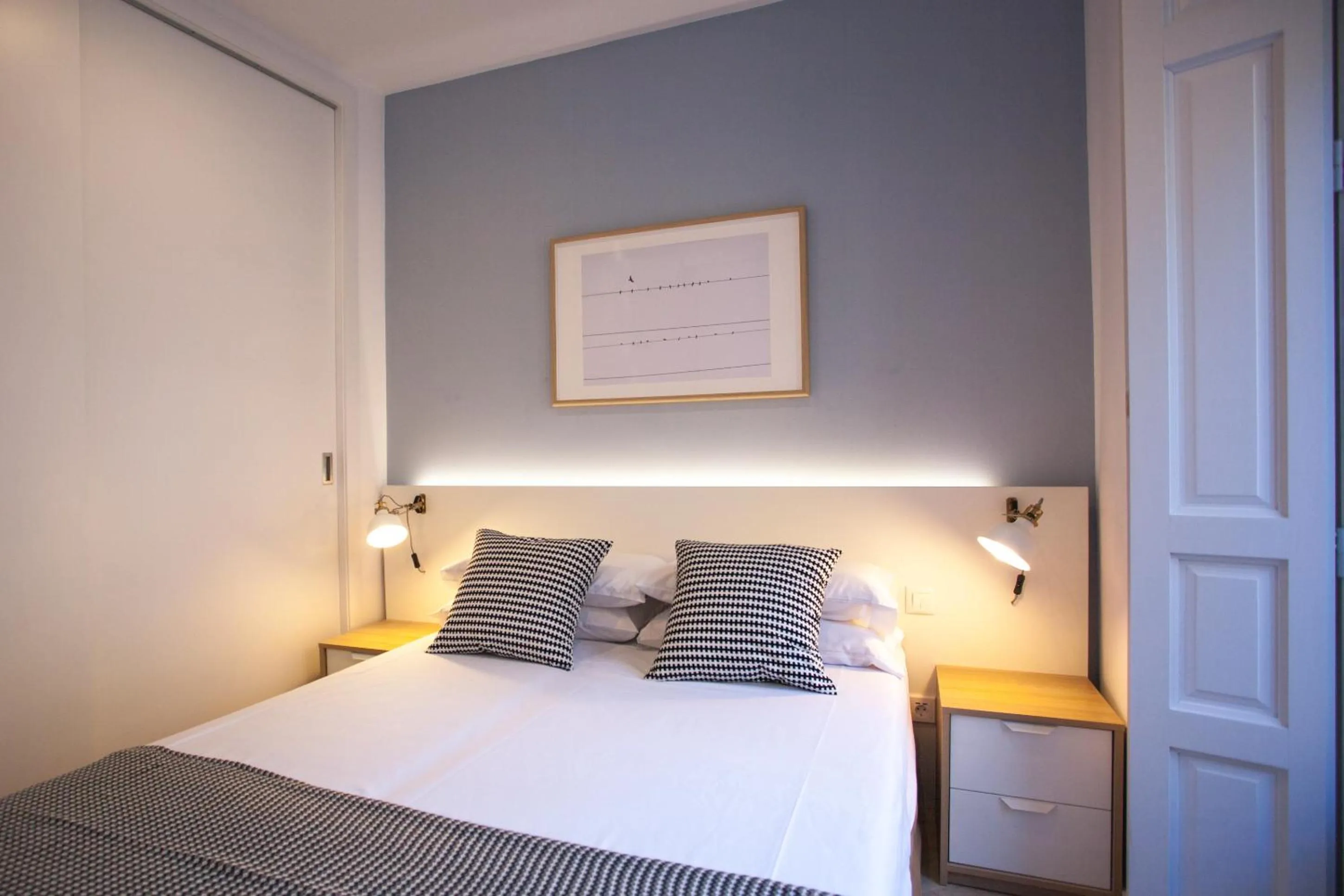 Bed in Apartment in Malasaña