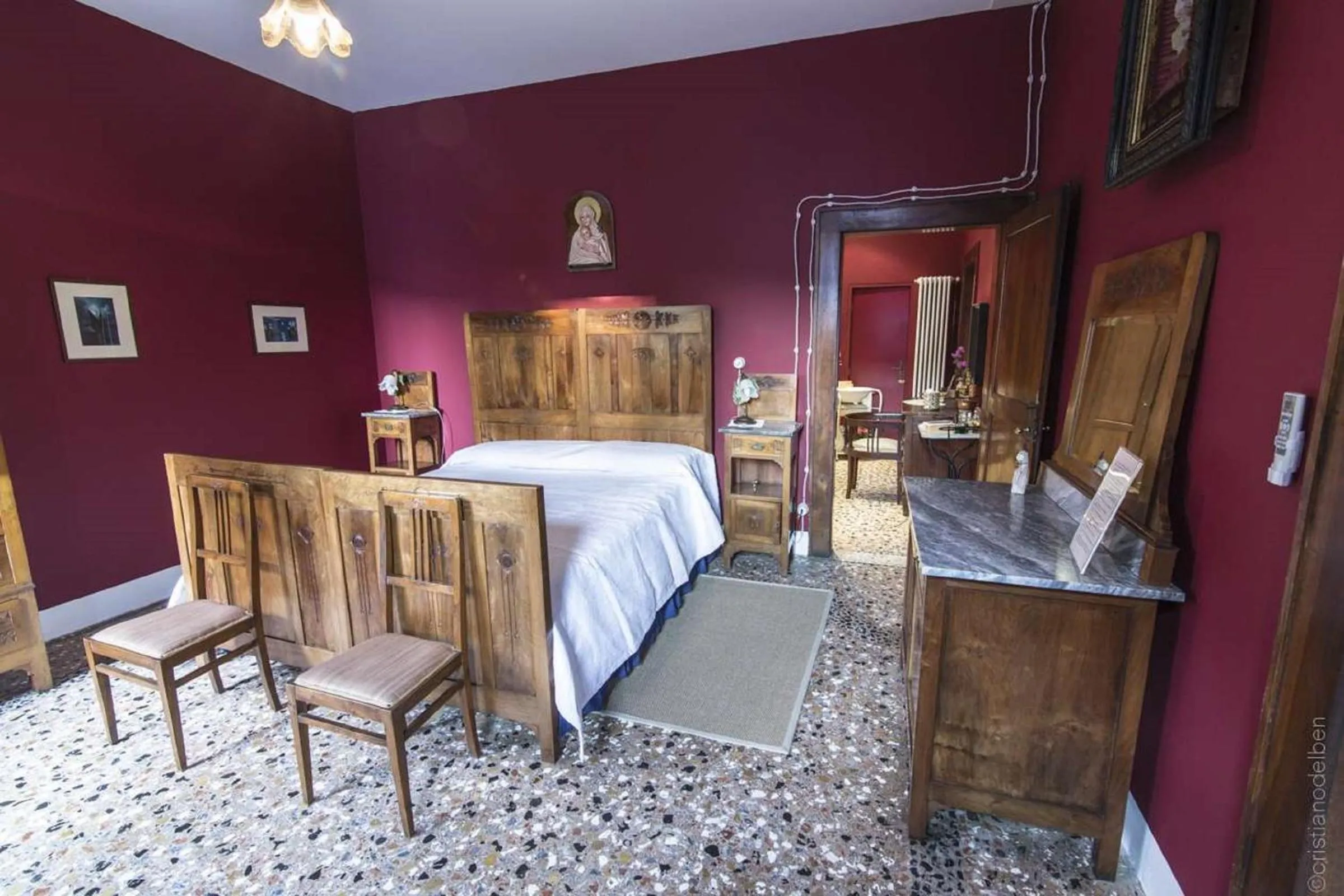 Bedroom, Bed in B&b Villa Bornancini