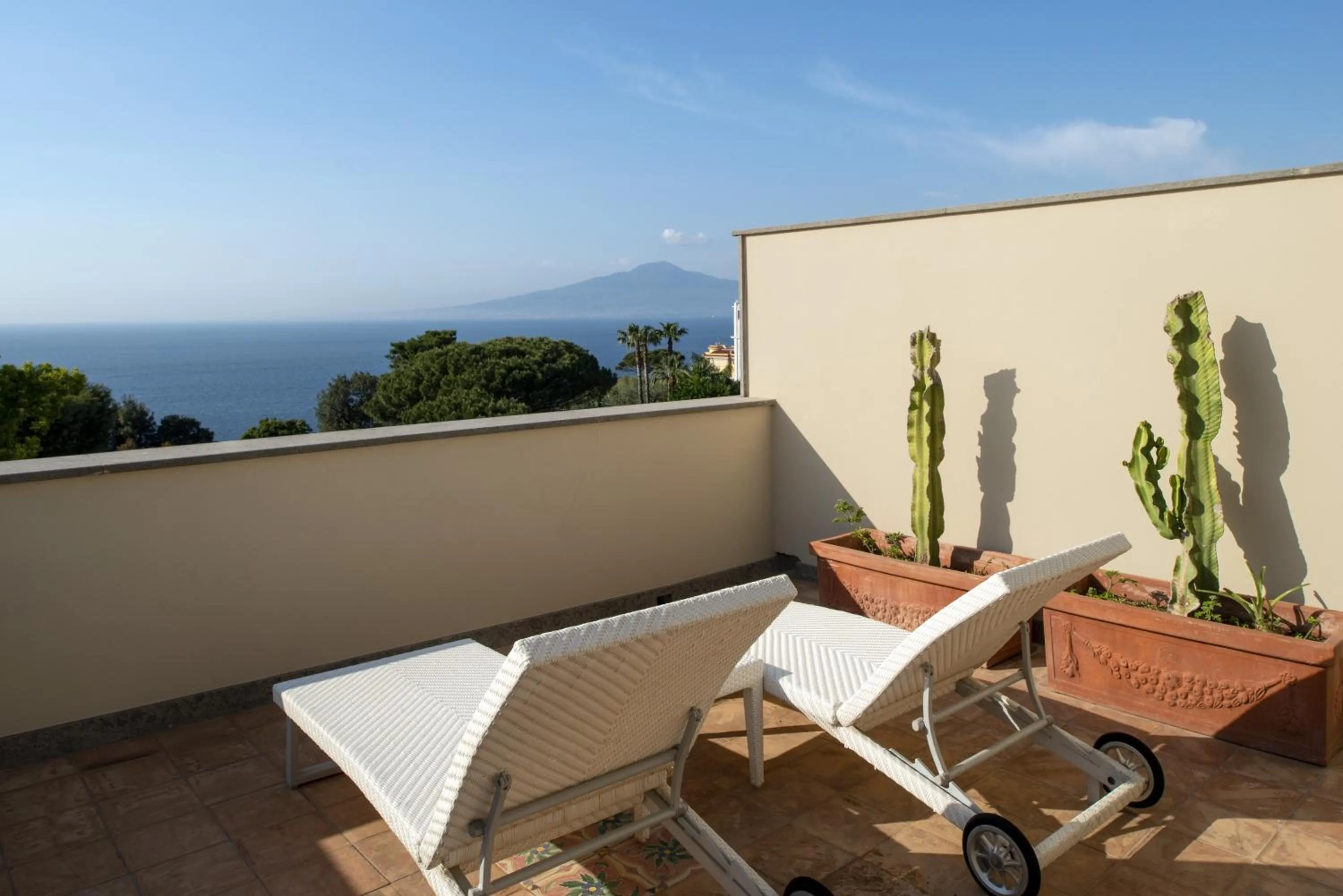 Balcony/Terrace in Grand Hotel Cocumella