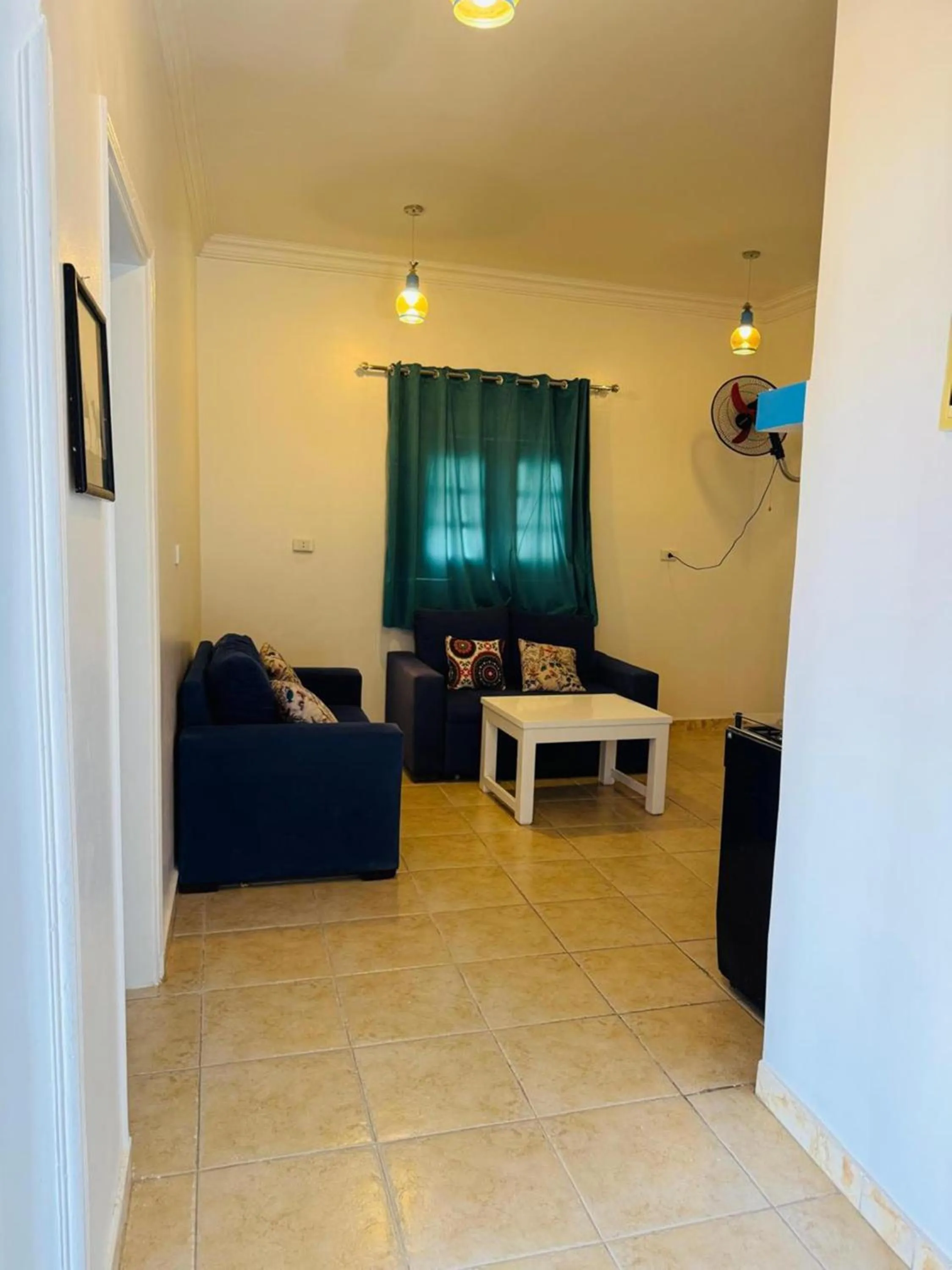 Living room in Luxor Guest House