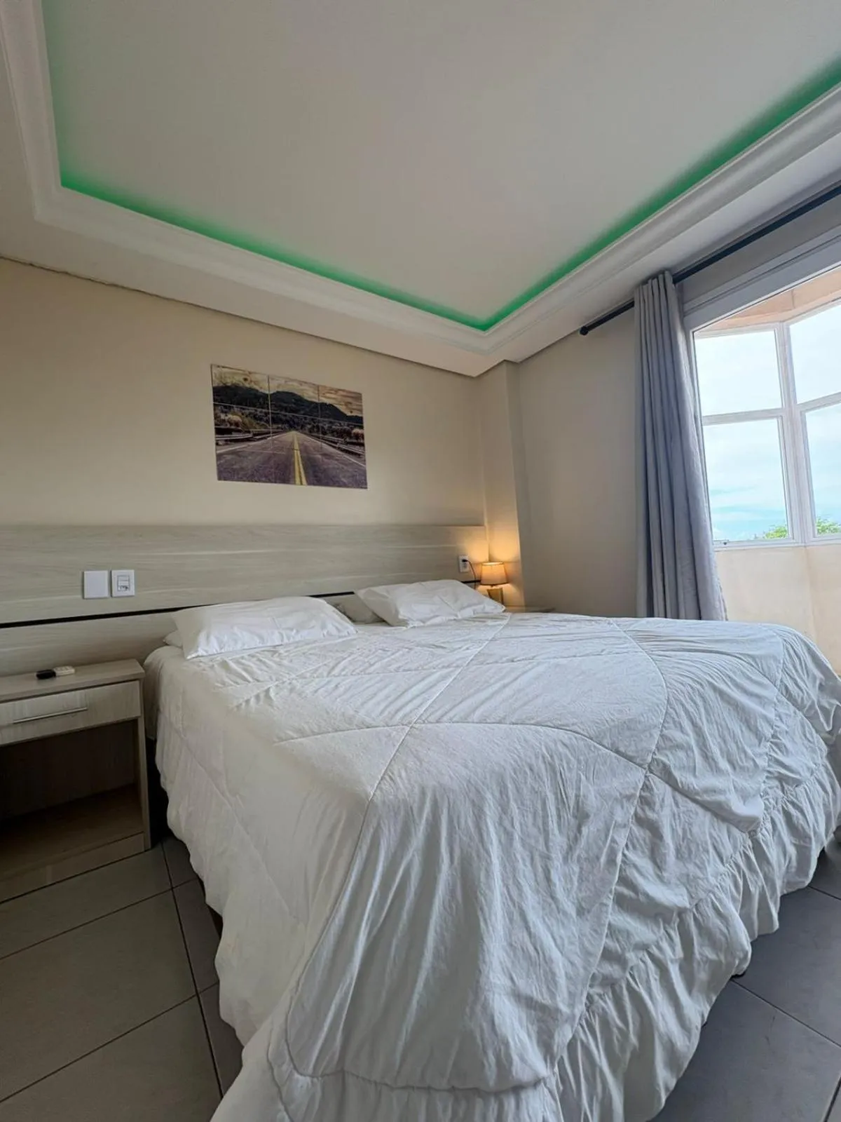 Bed in Hotel Nossa Casa