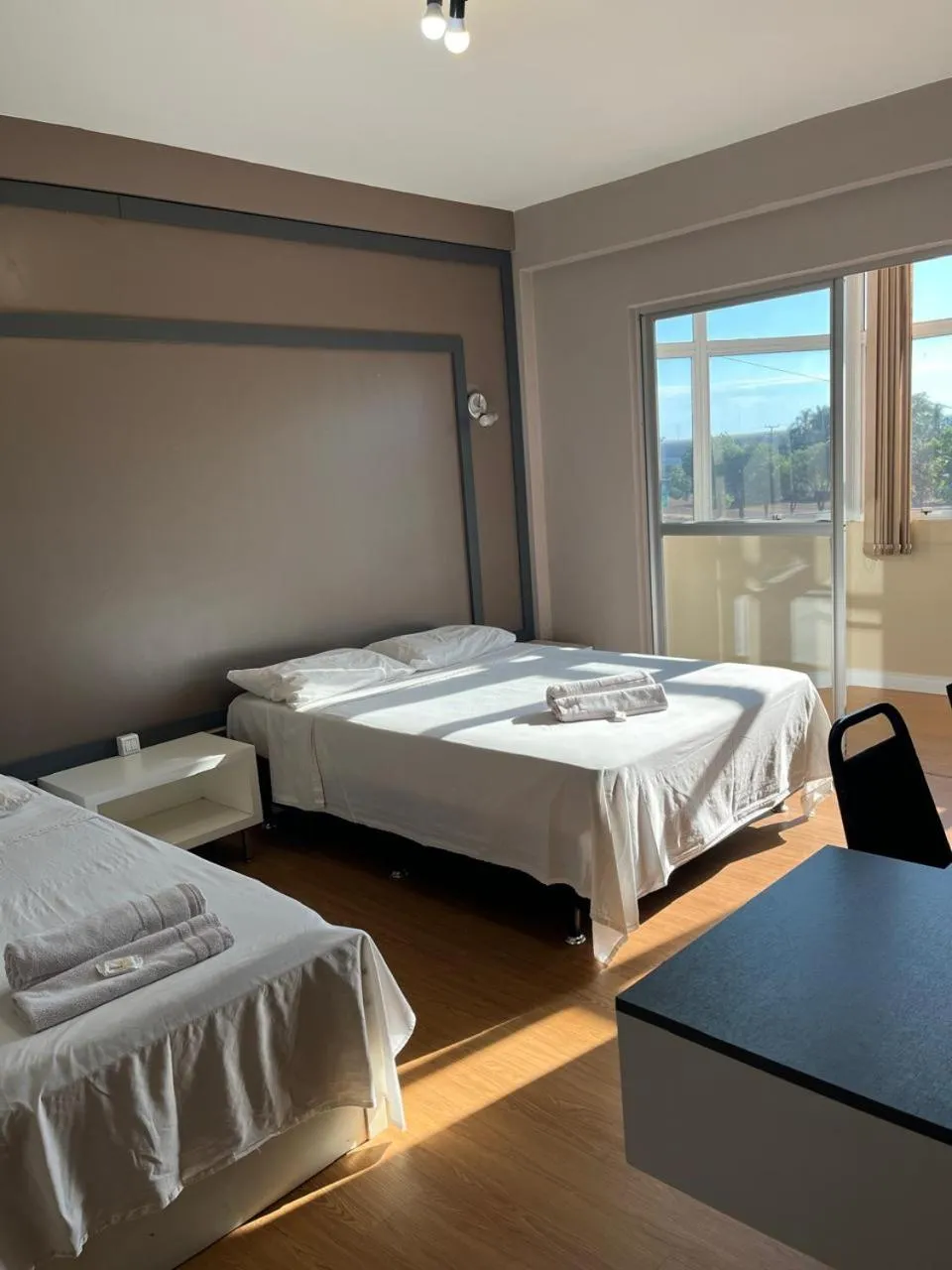 Bed in Hotel Nossa Casa