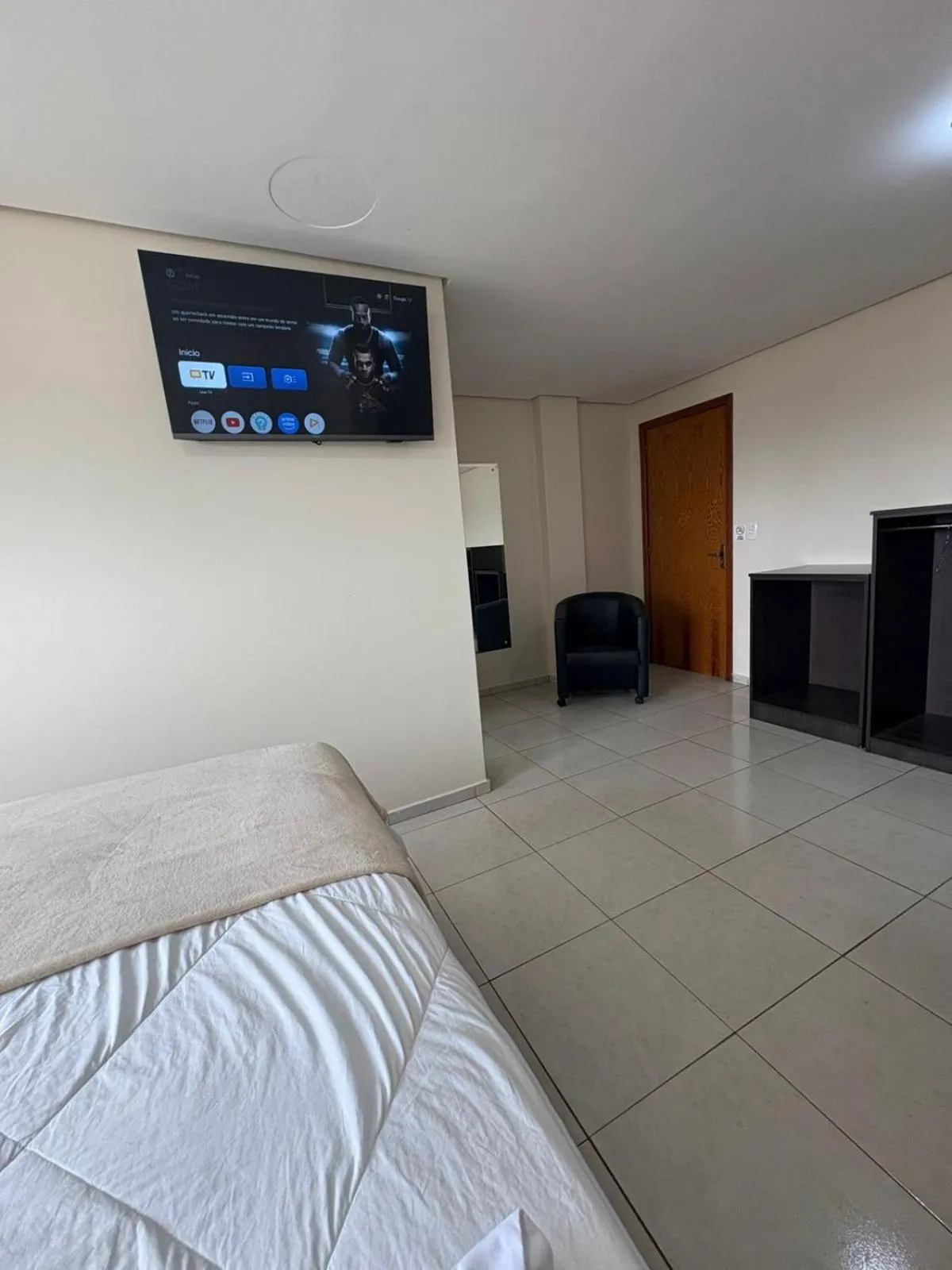 Bed in Hotel Nossa Casa