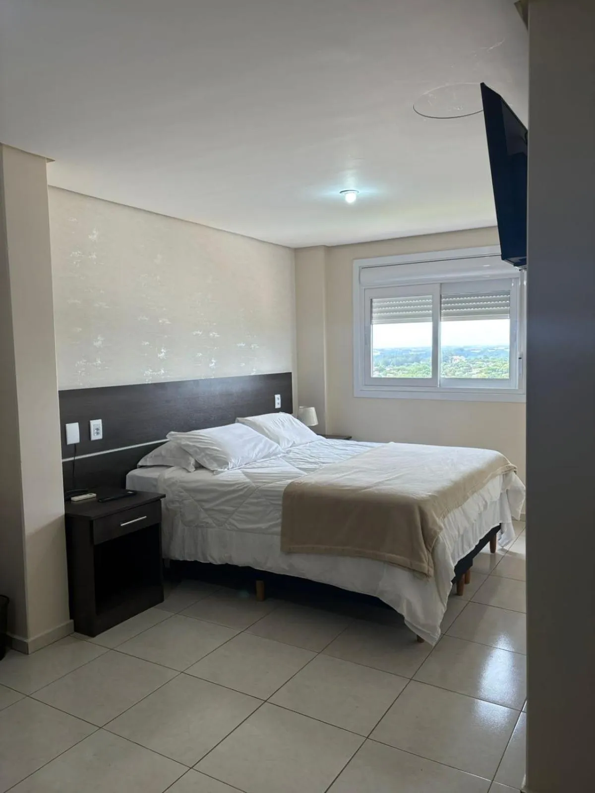 Bed in Hotel Nossa Casa