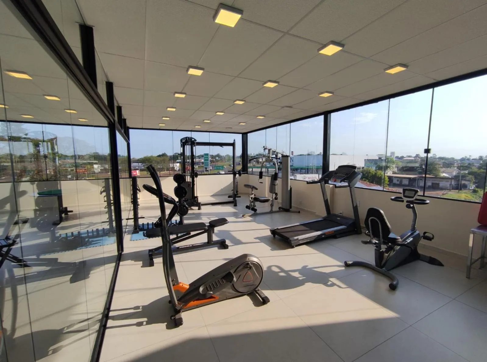 Fitness centre/facilities in Hotel Nossa Casa