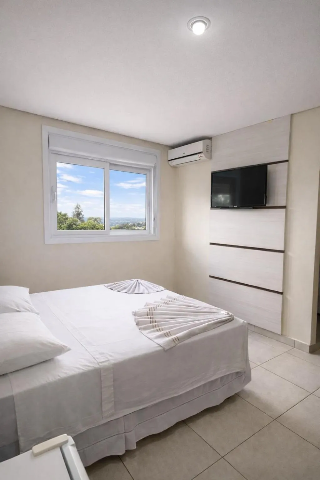 Bed in Hotel Nossa Casa