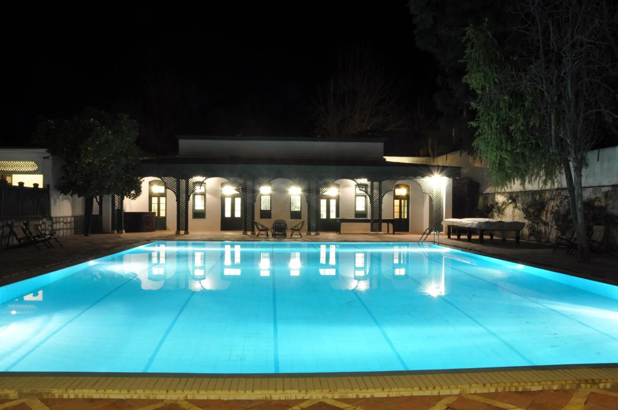 Swimming pool in Swat Serena Hotel