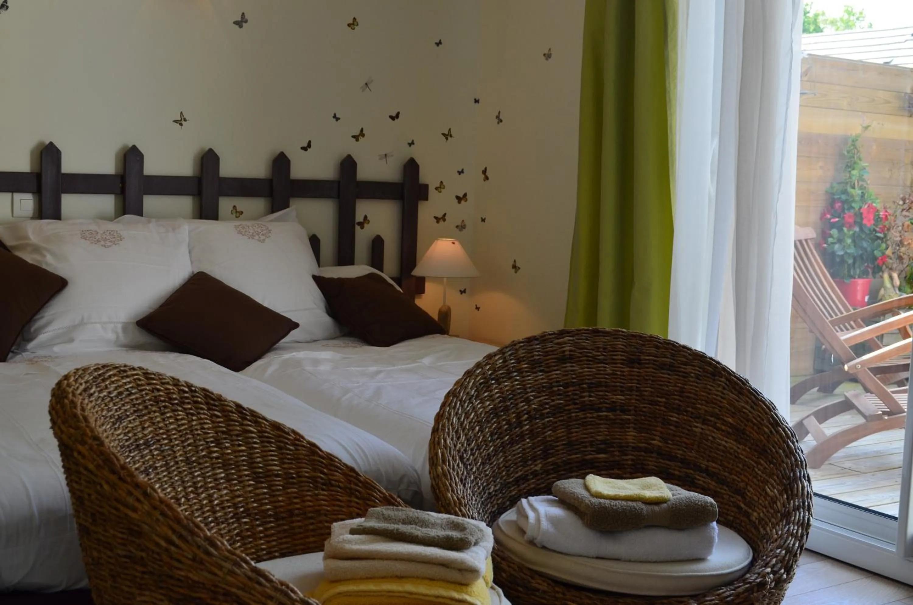 Bed in Couette Et Cafe Crème