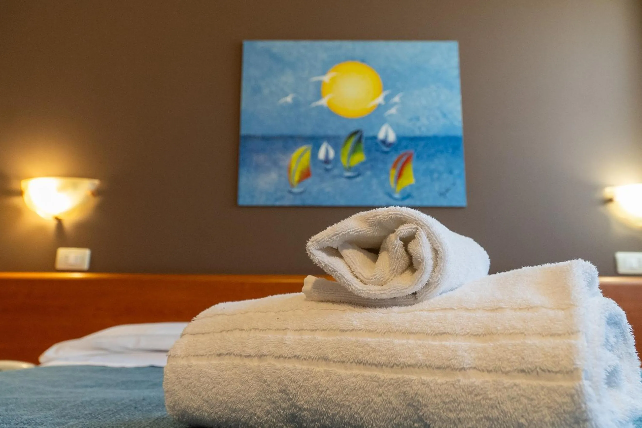 Bed in Hotel Belvedere