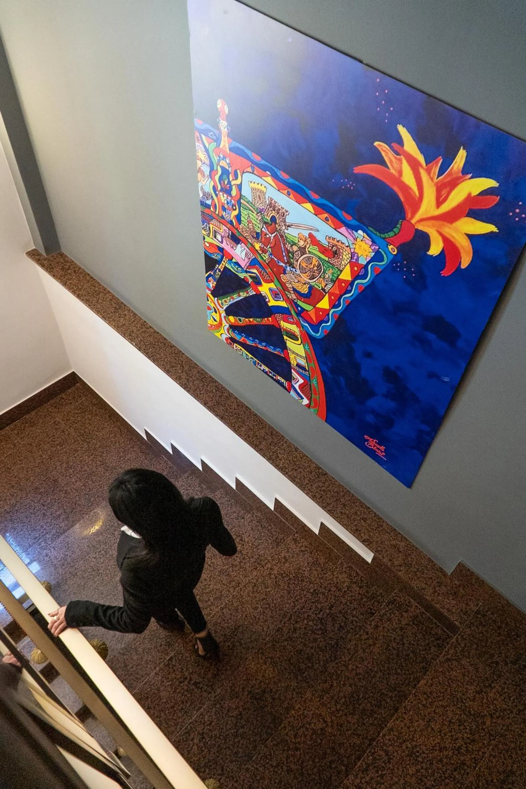 Decorative detail in Hotel Belvedere