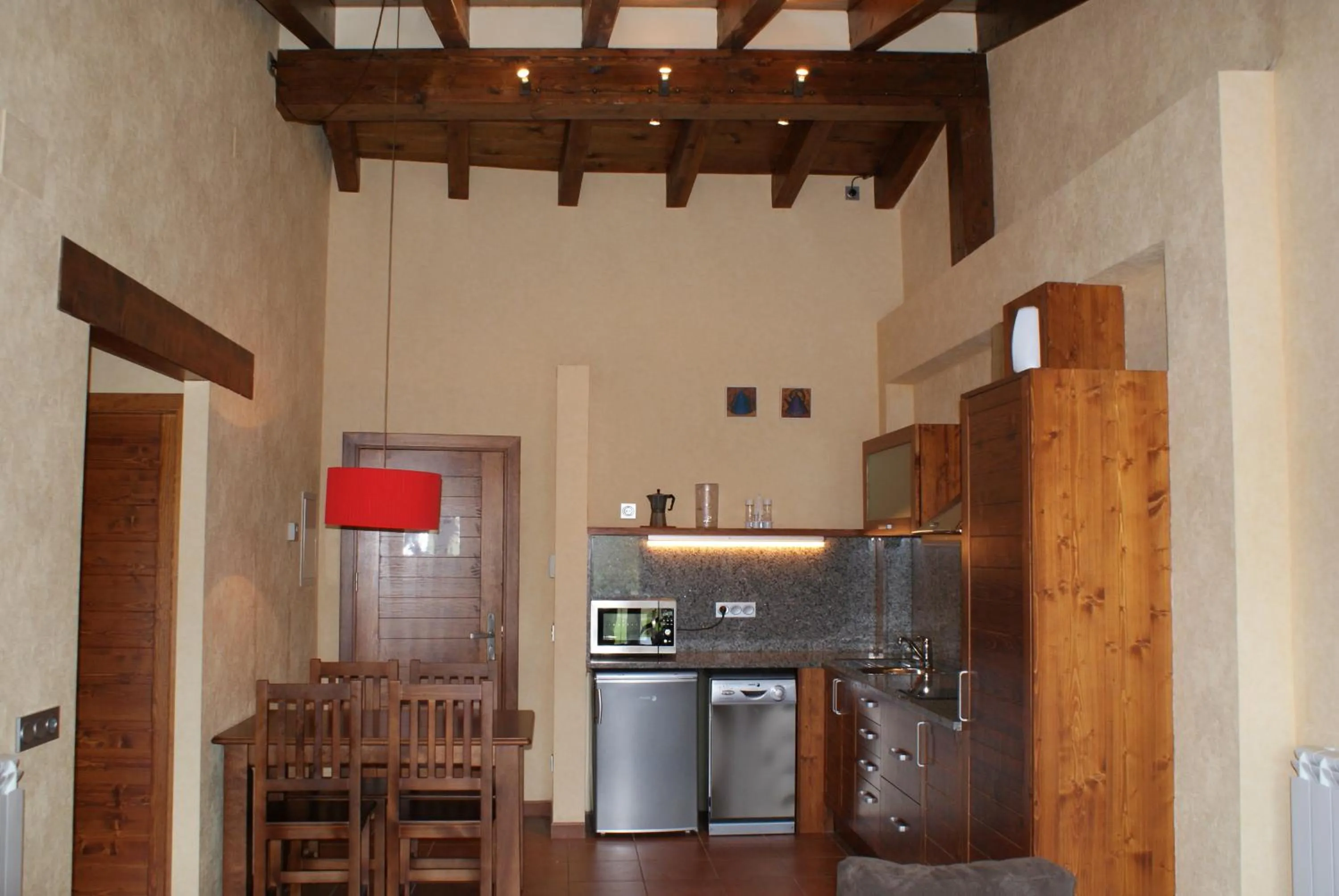 Kitchen or kitchenette in Aparthotel Bellver