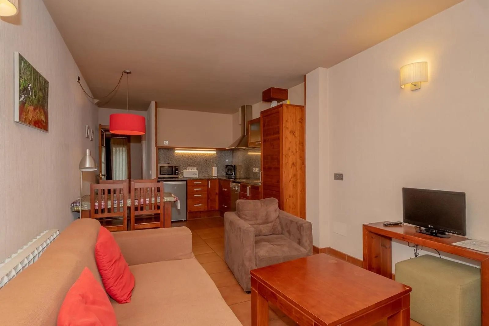 Living room in Aparthotel Bellver