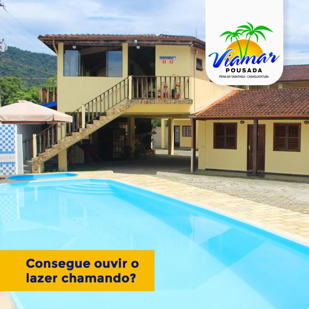 Swimming pool in Viamar Pousada