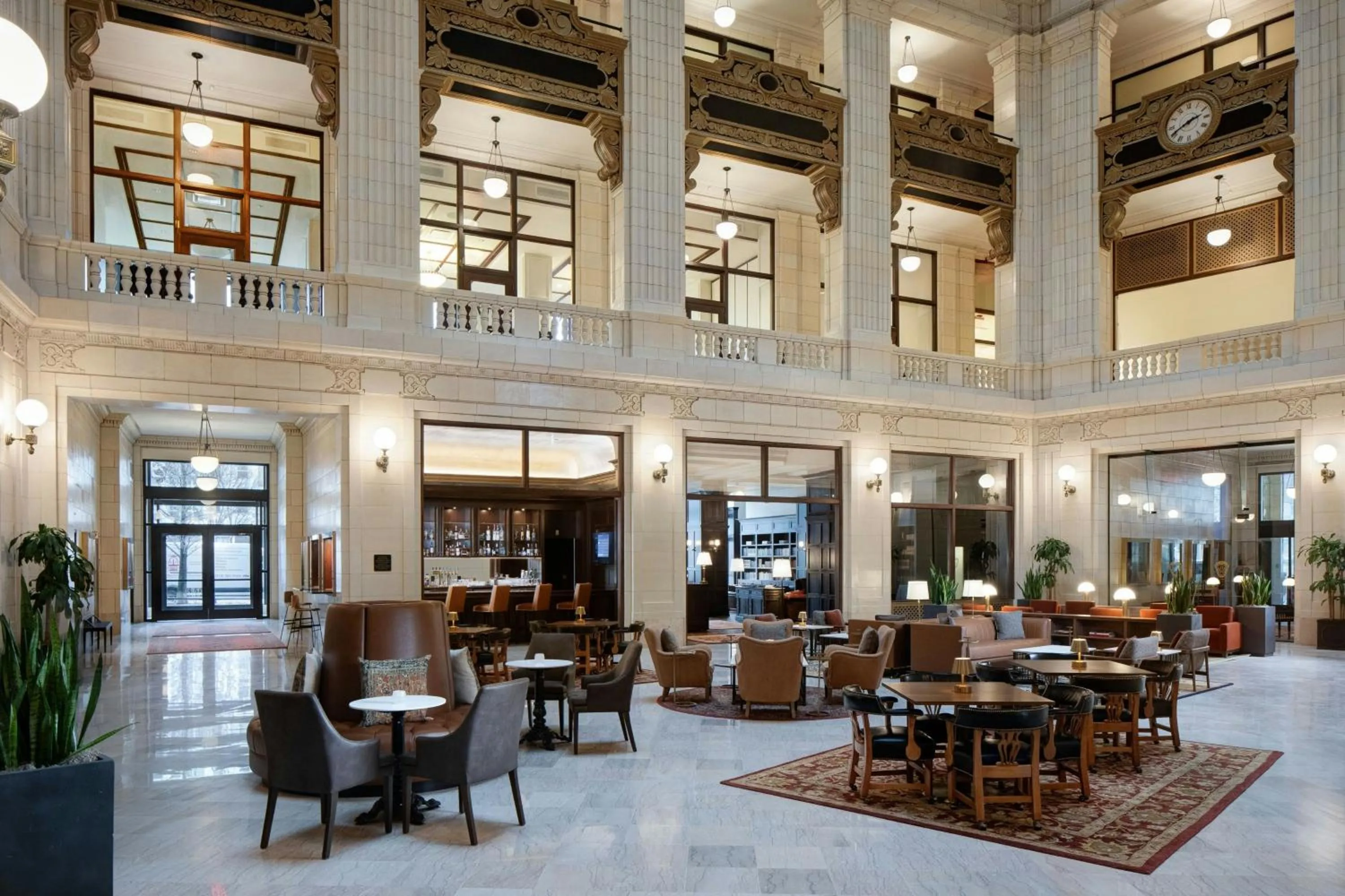 Lobby or reception in Hotel David Whitney, Autograph Collection
