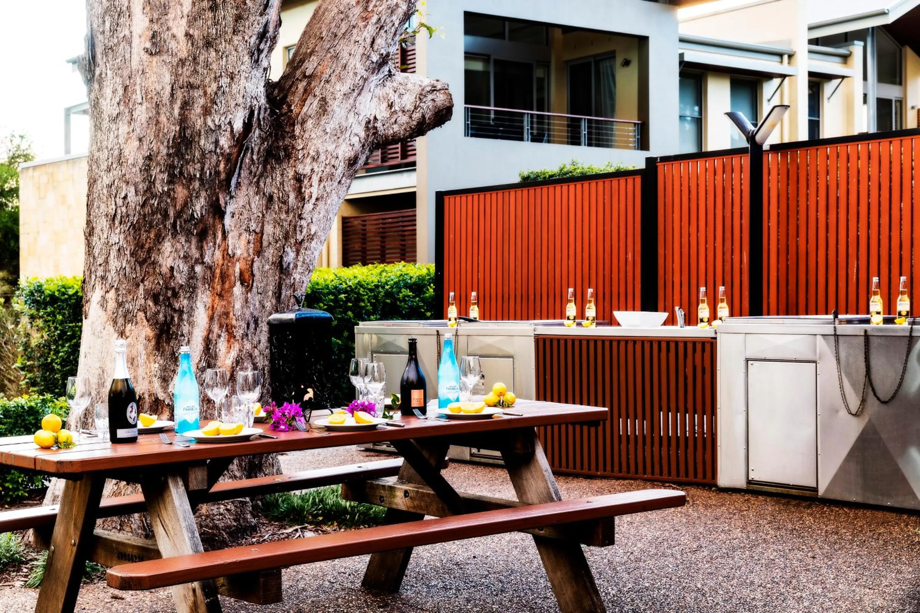 BBQ facilities in Peppers Hunter Valley AVC Apartment