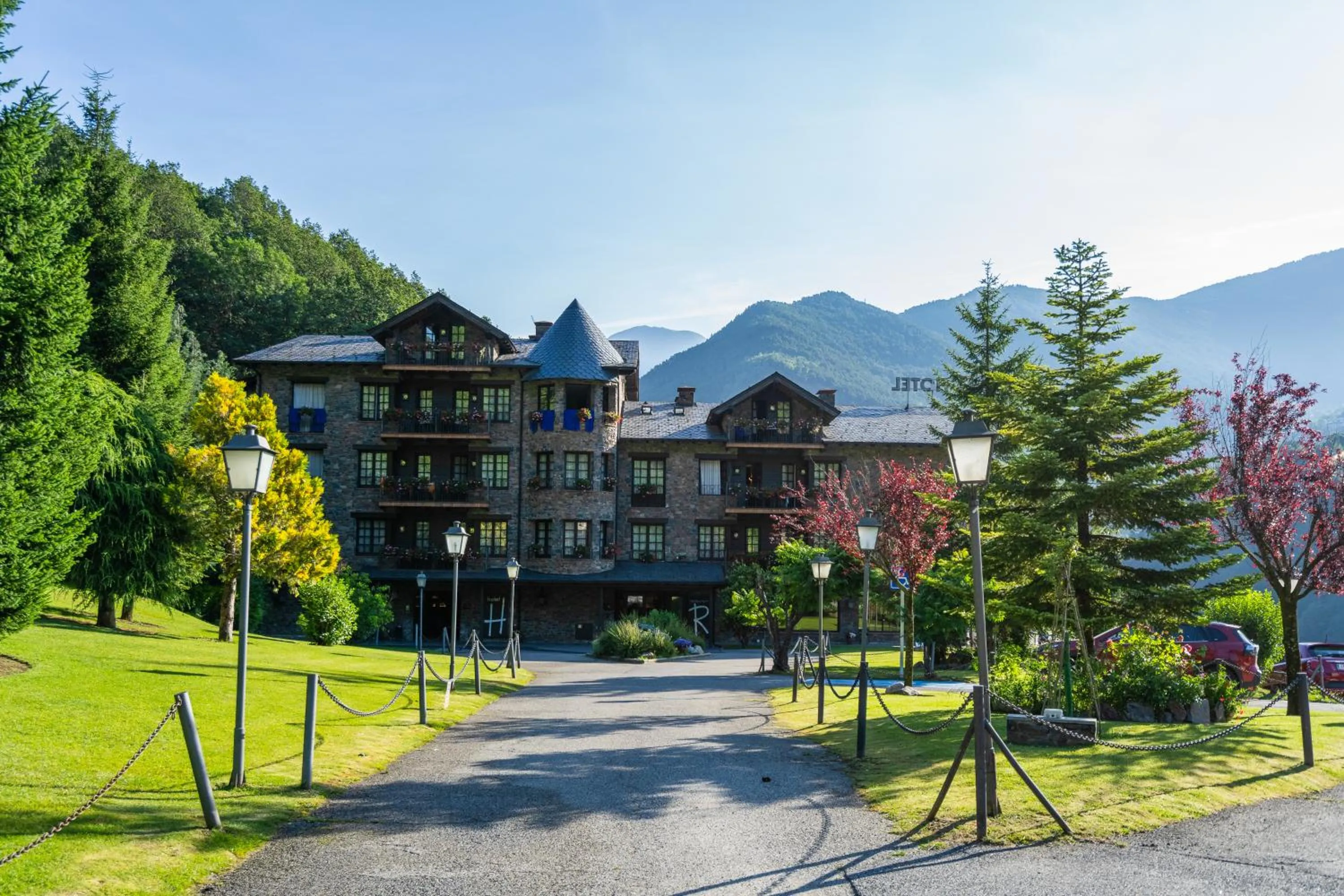 Property building in Abba Xalet Suites Hotel