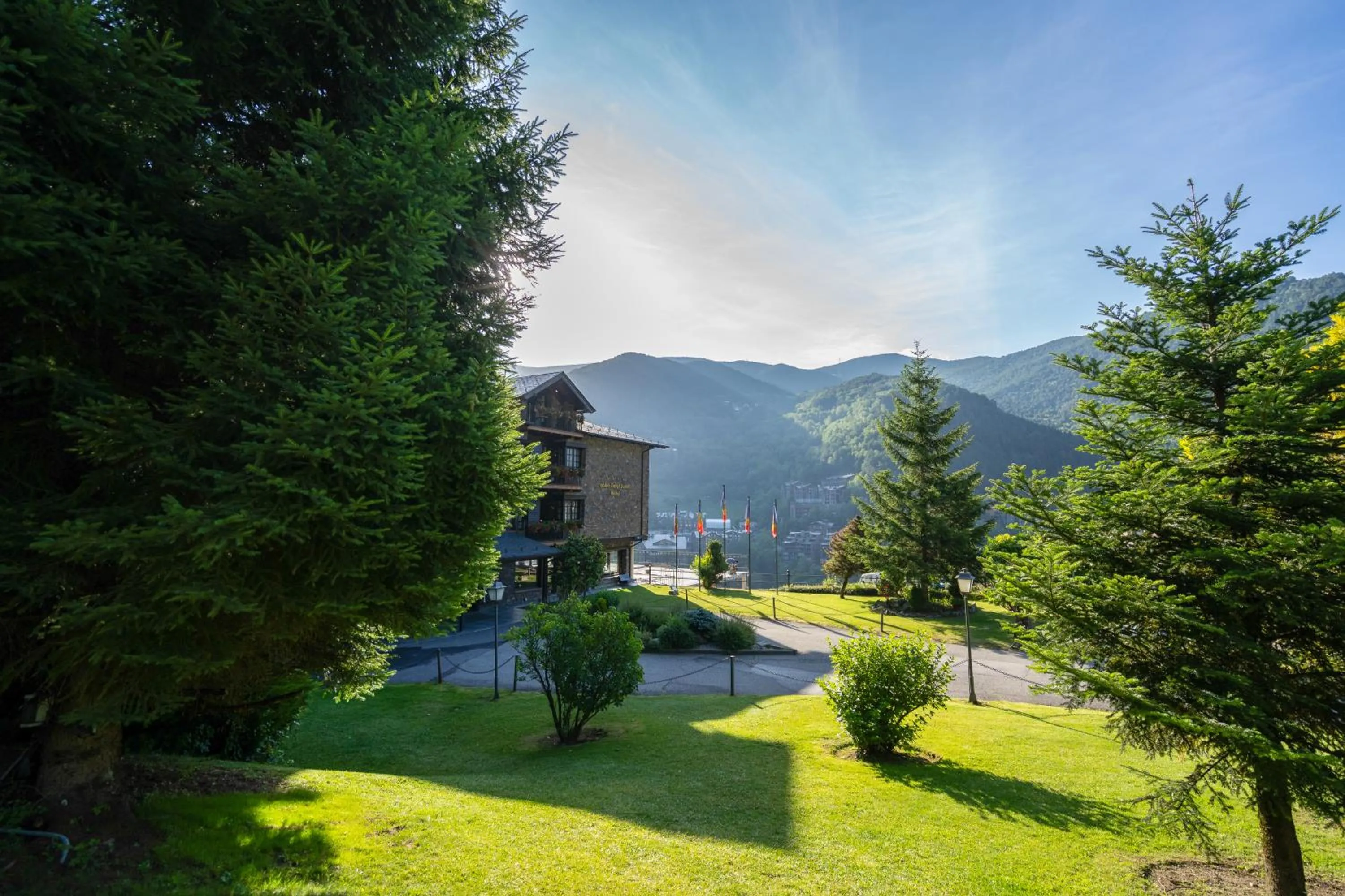 Property building in Abba Xalet Suites Hotel