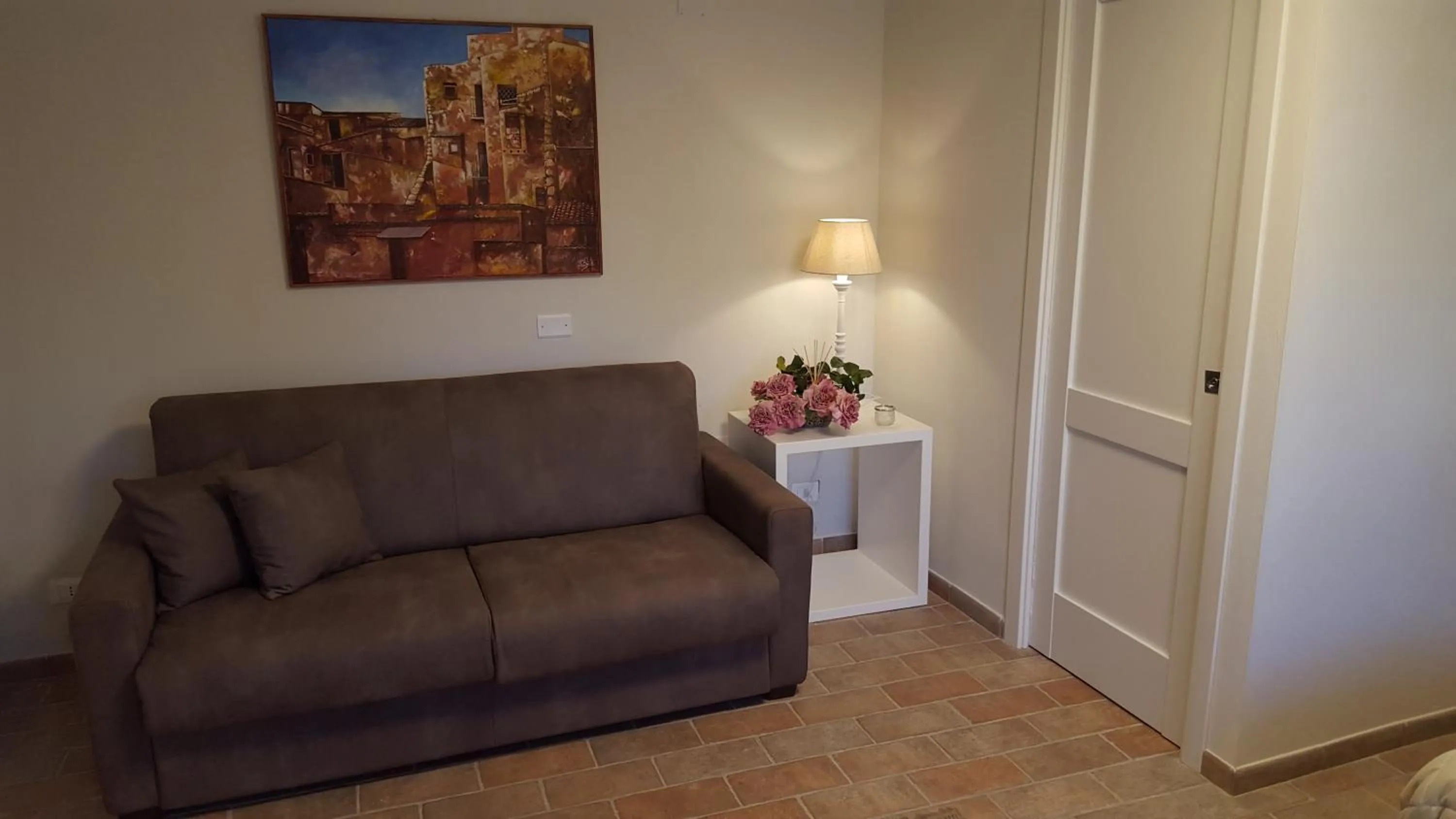 Living room in Le Muse Mondello