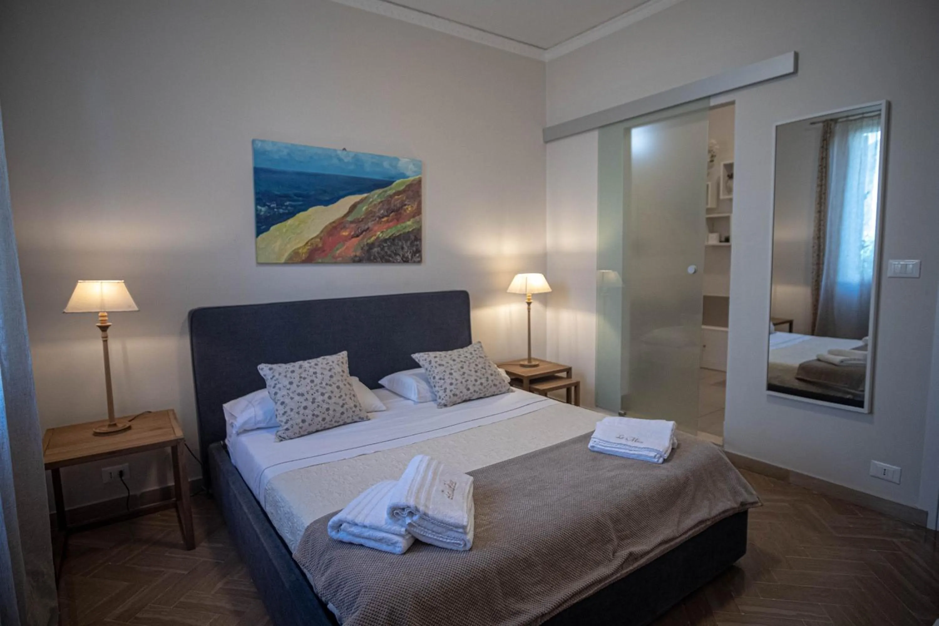 Bed in Le Muse Mondello