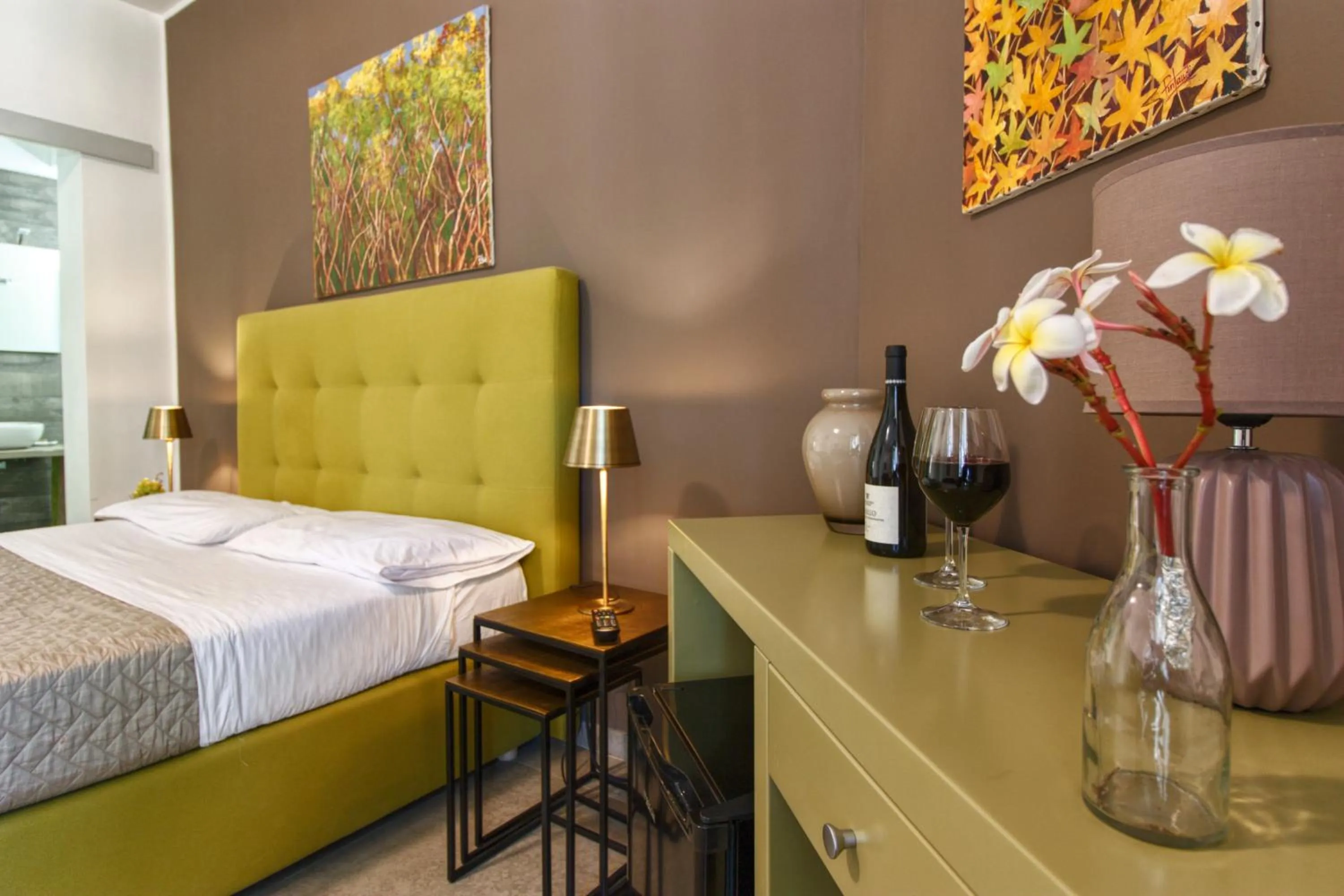 Bed in Le Muse Mondello