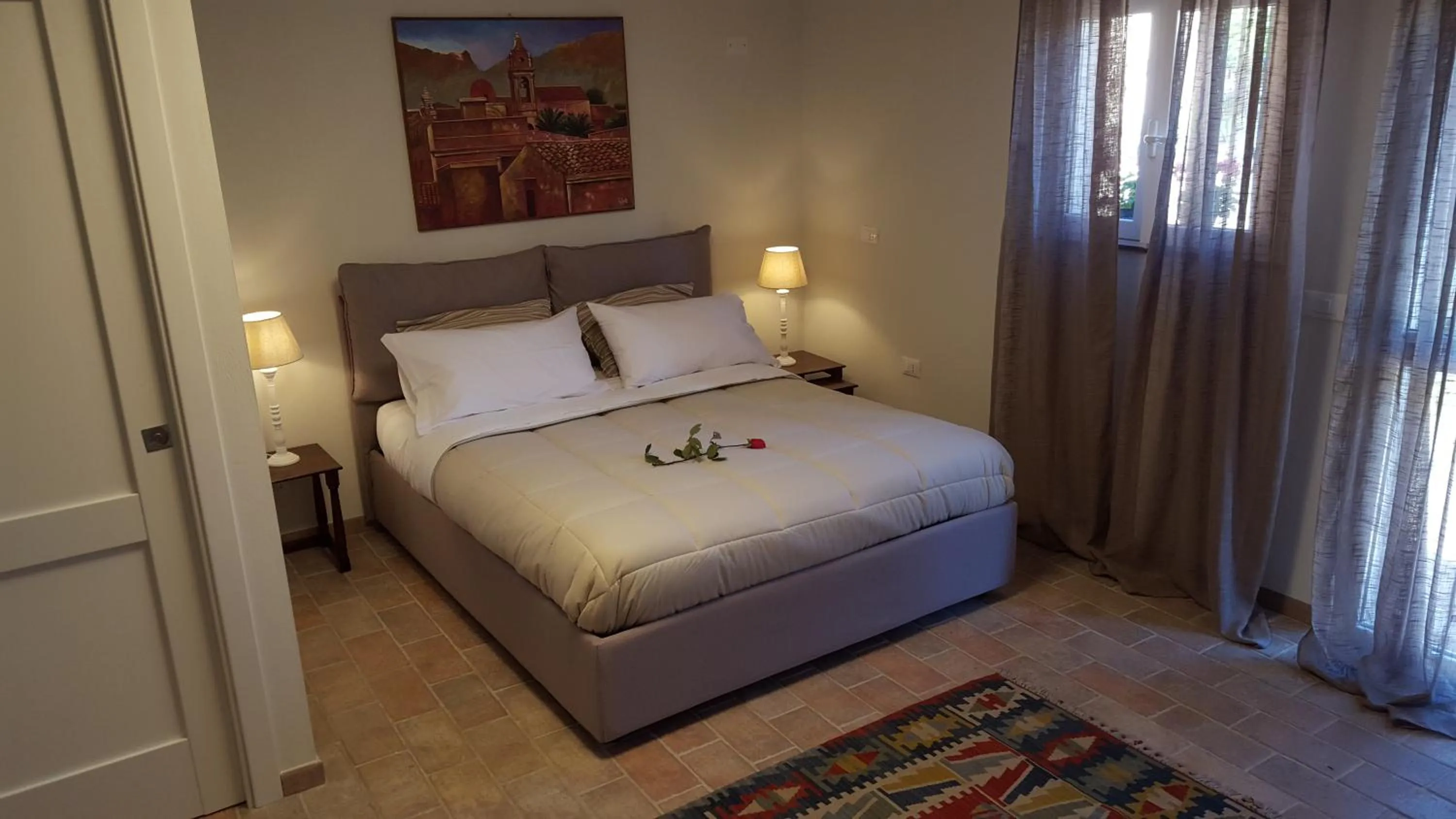 Bed in Le Muse Mondello