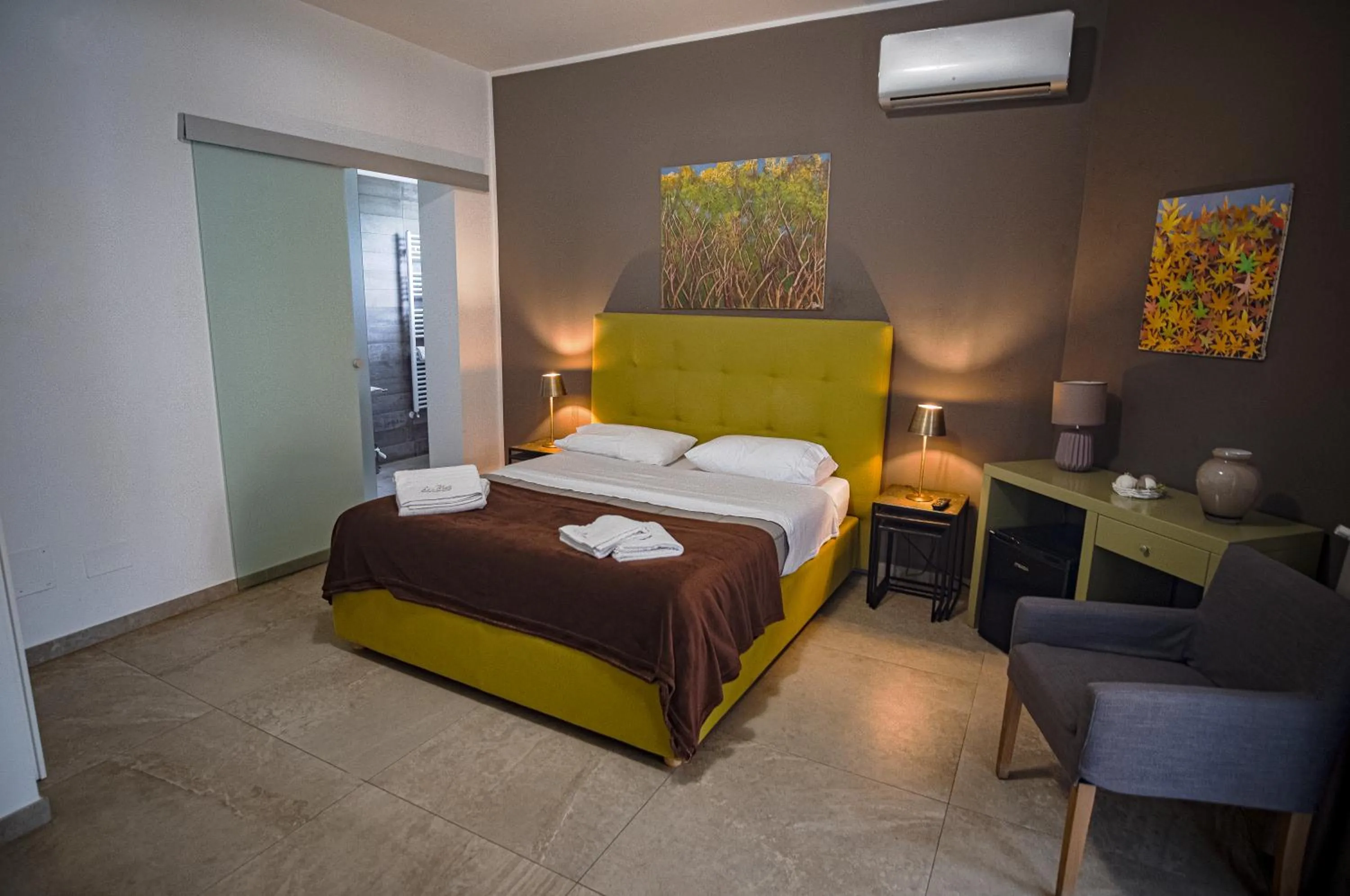 Bed in Le Muse Mondello