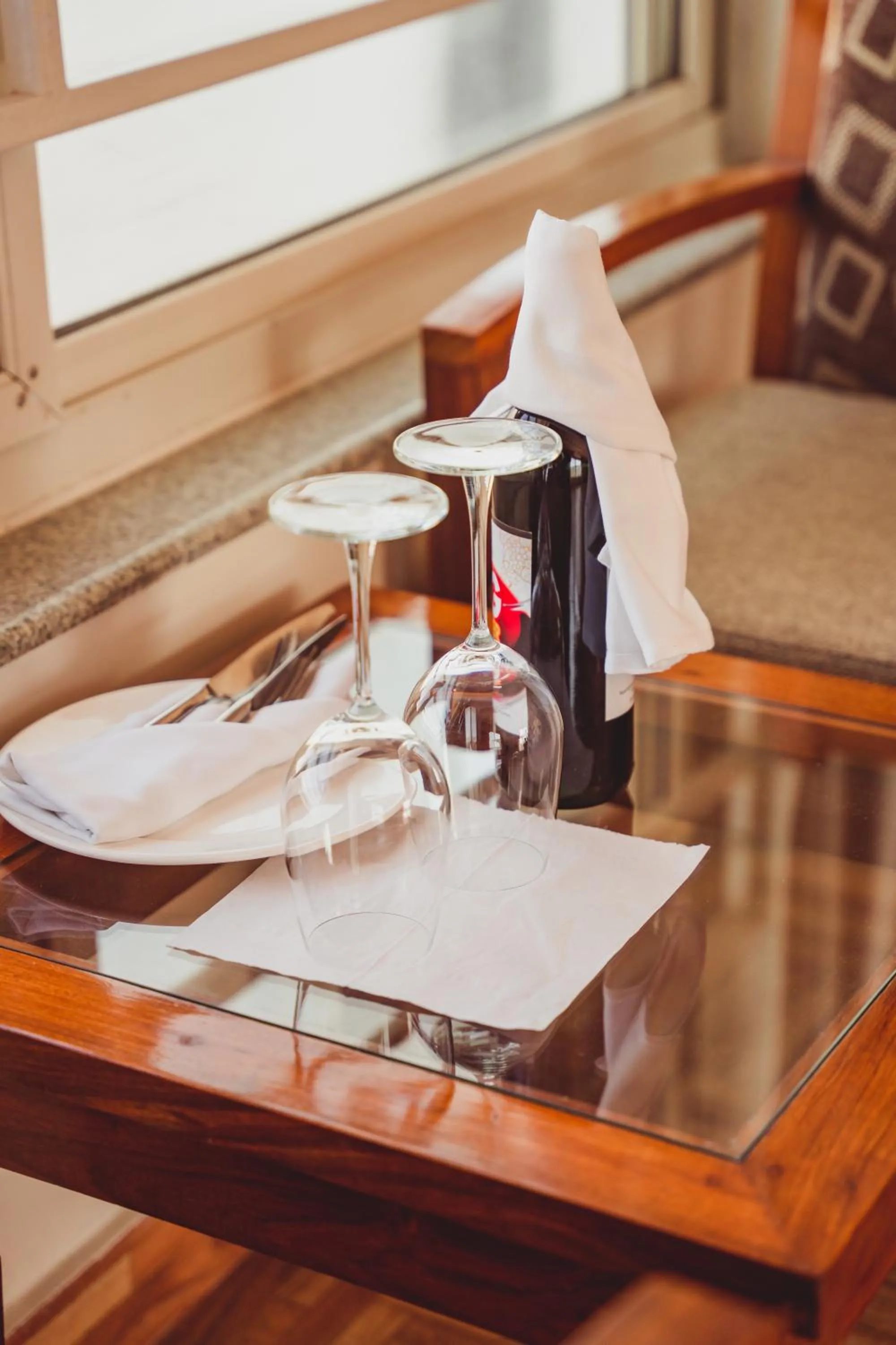 Seating area in Mount View Pokhara