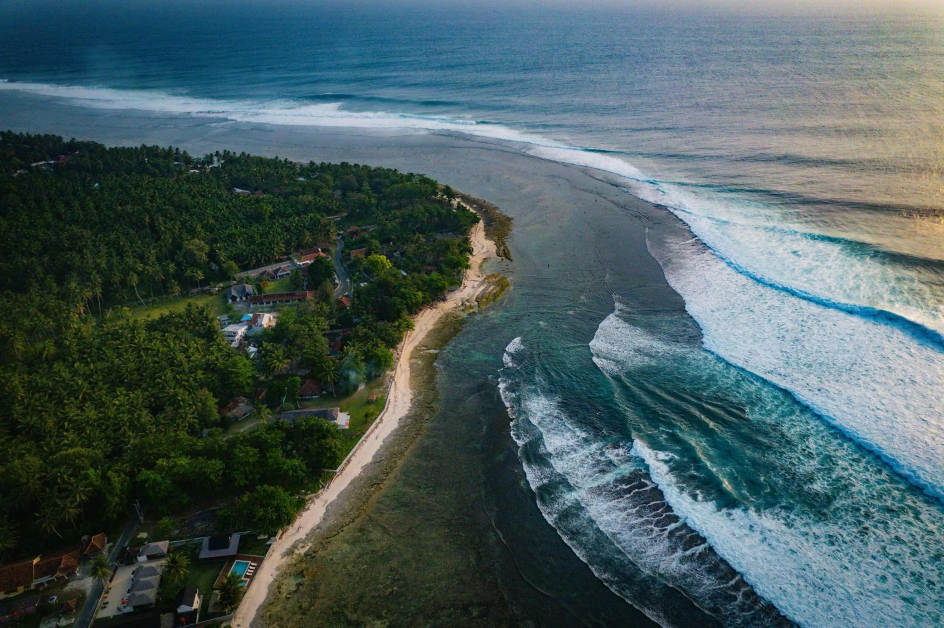 Natural landscape in Sumatra Surf Resort