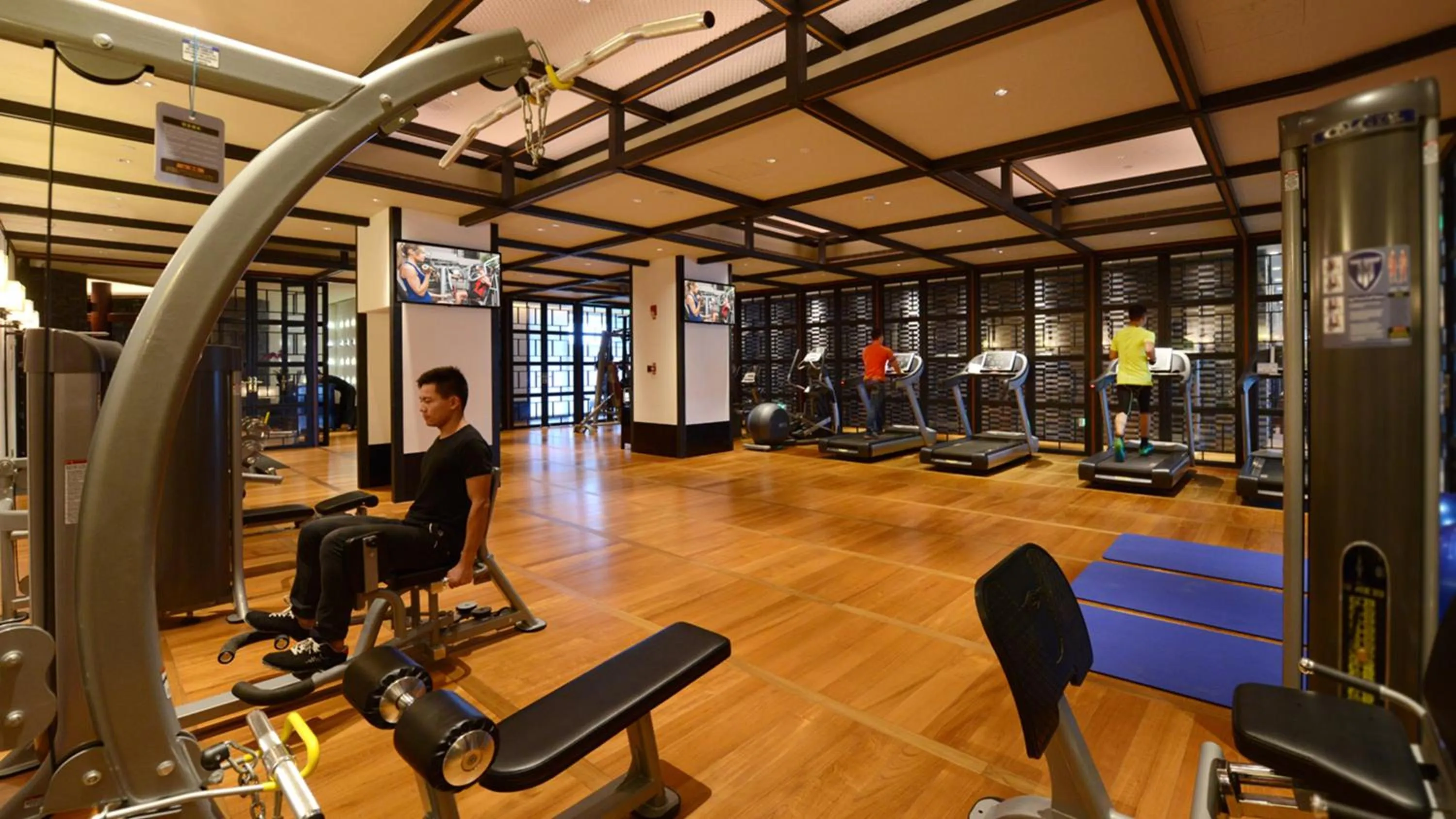Fitness centre/facilities in InterContinental Nantong by IHG-Best view of yangtze