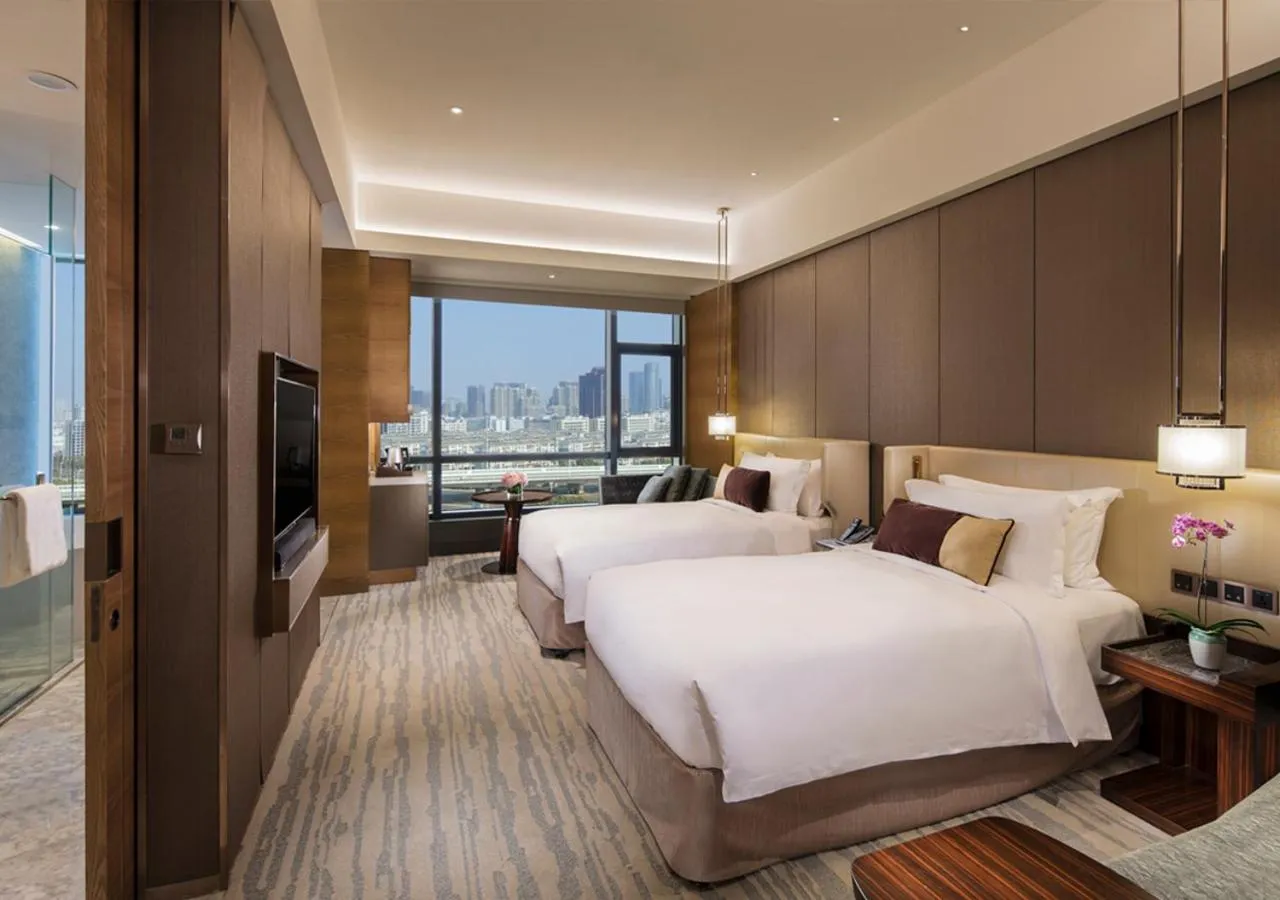 Bedroom, Bed in InterContinental Nantong by IHG-Best view of yangtze