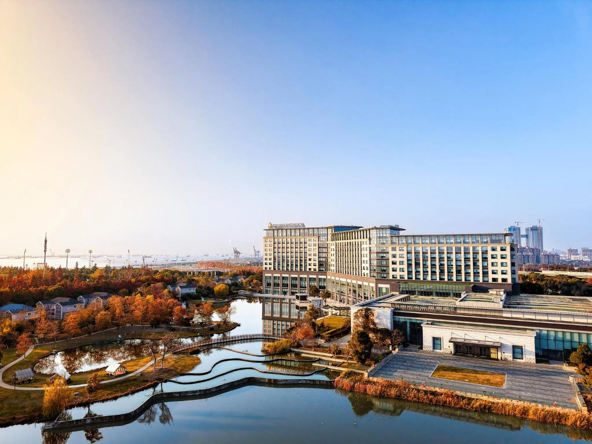 Property building in InterContinental Nantong by IHG-Best view of yangtze