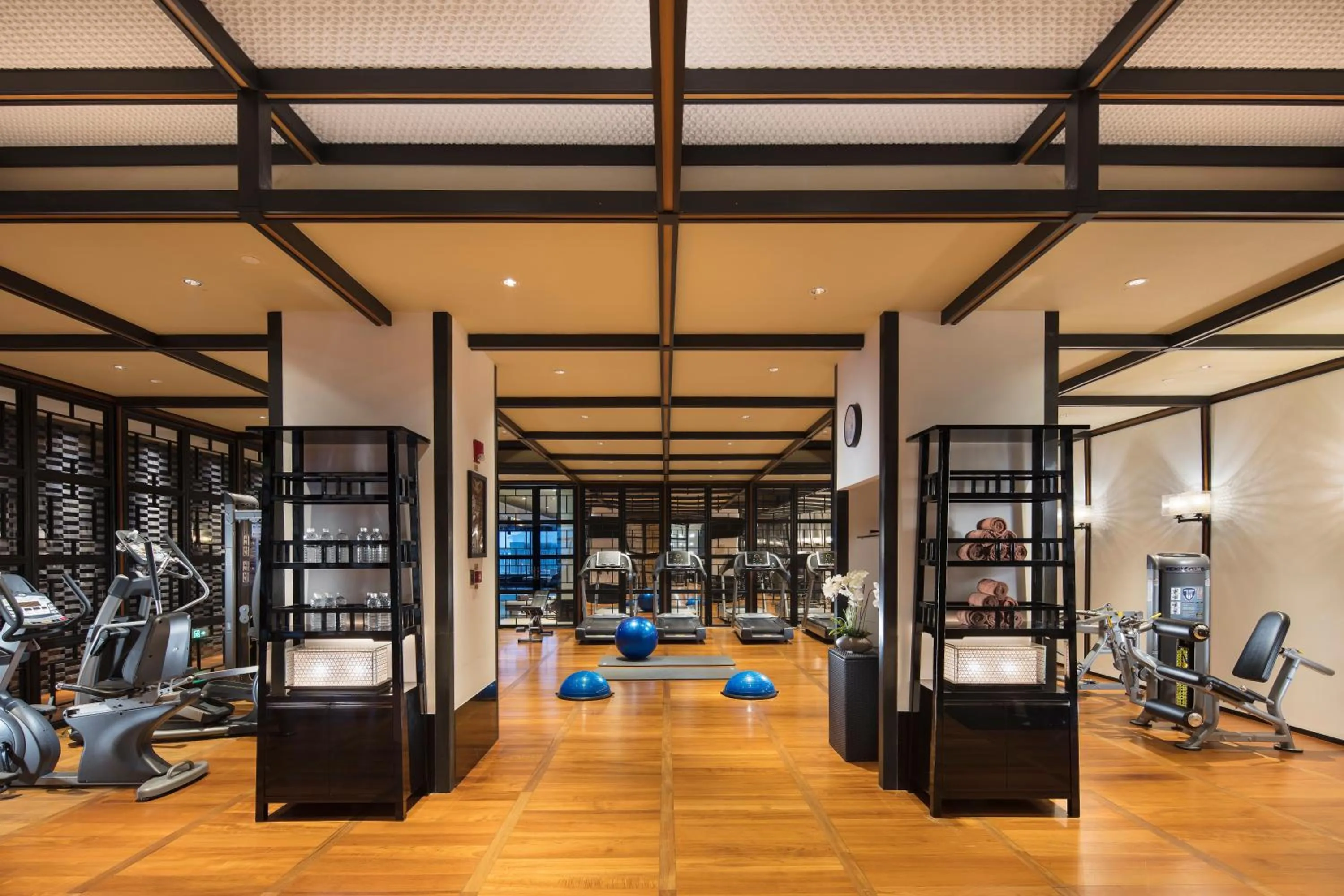 Fitness centre/facilities in InterContinental Nantong by IHG-Best view of yangtze