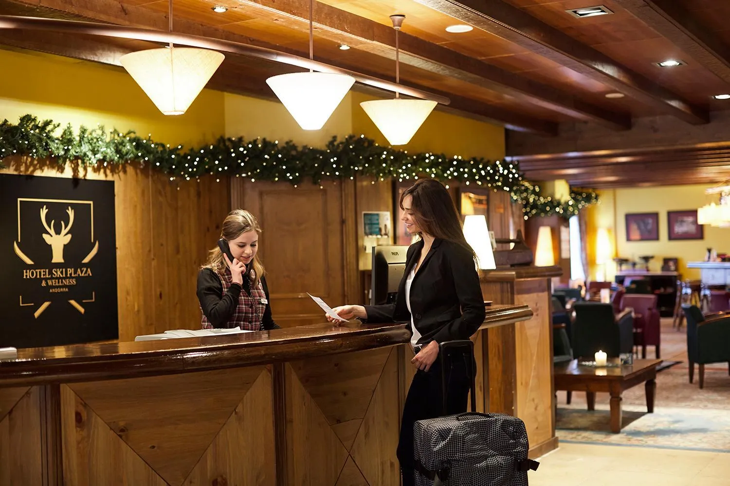 Lobby or reception in Ski Plaza Hotel & Wellness