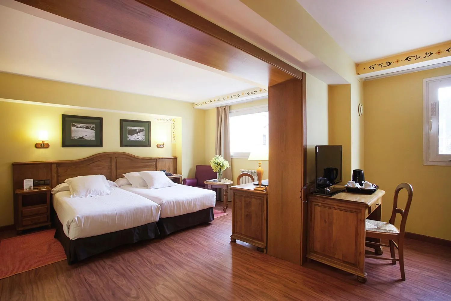 Bedroom, Bed in Ski Plaza Hotel & Wellness