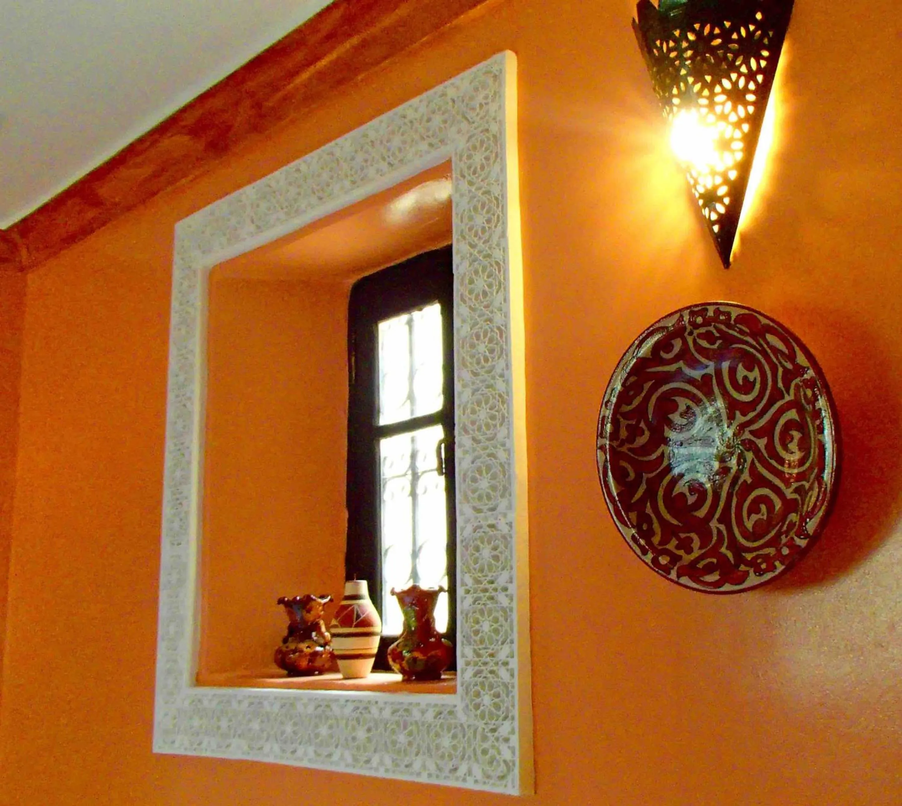 Decorative detail, Bathroom in Dar Berrada - Ziat